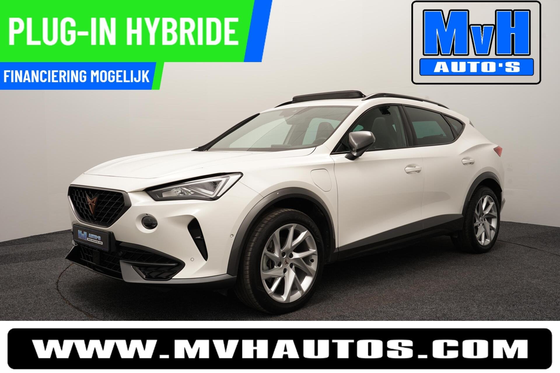 CUPRA Formentor 1.4 TSI PHEV|KUIPSTOEL|PANO|STOEL/STUUR.VERW, Auto's, Cupra, Gebruikt, 4 cilinders, Leder en Stof, Wit