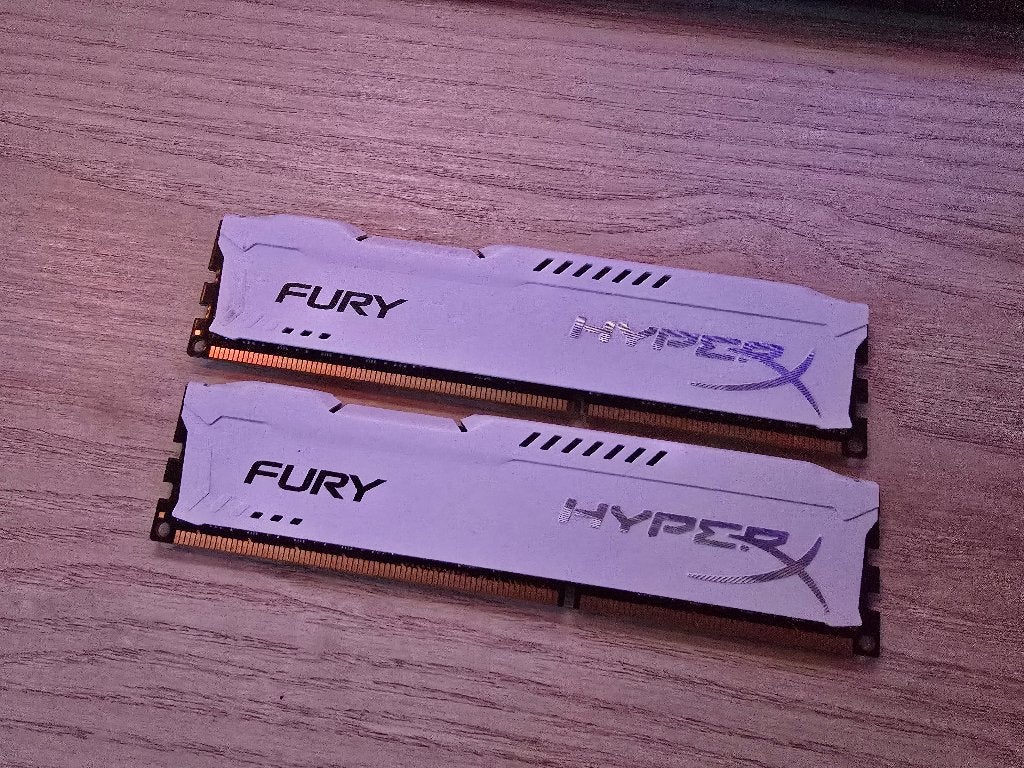 HyperX Fury RAM 16GB (2x8), Computers en Software, RAM geheugen, Verzenden, DDR3, Zo goed als nieuw, Desktop