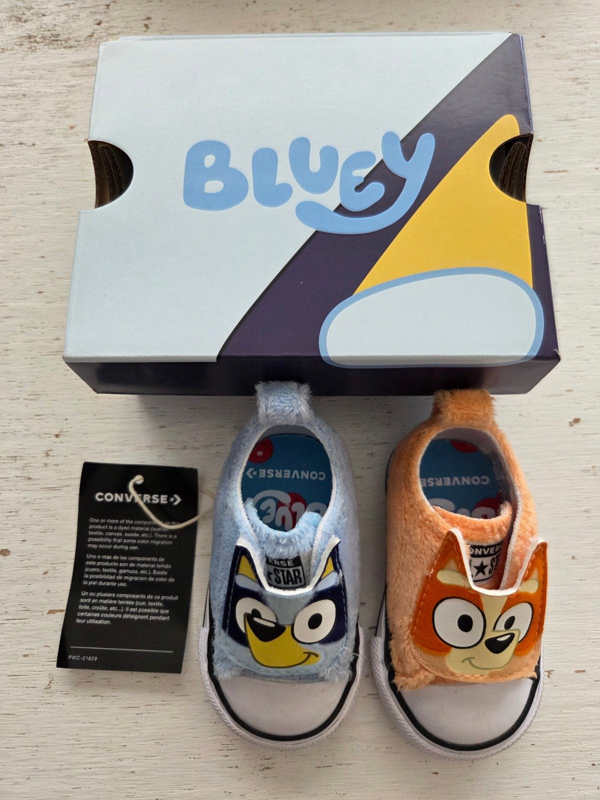 Converse Chuck Taylor Bluey Baby schoentjes maat 18 Nieuw, Schoentjes, Converse, Jongetje of Meisje, Nieuw