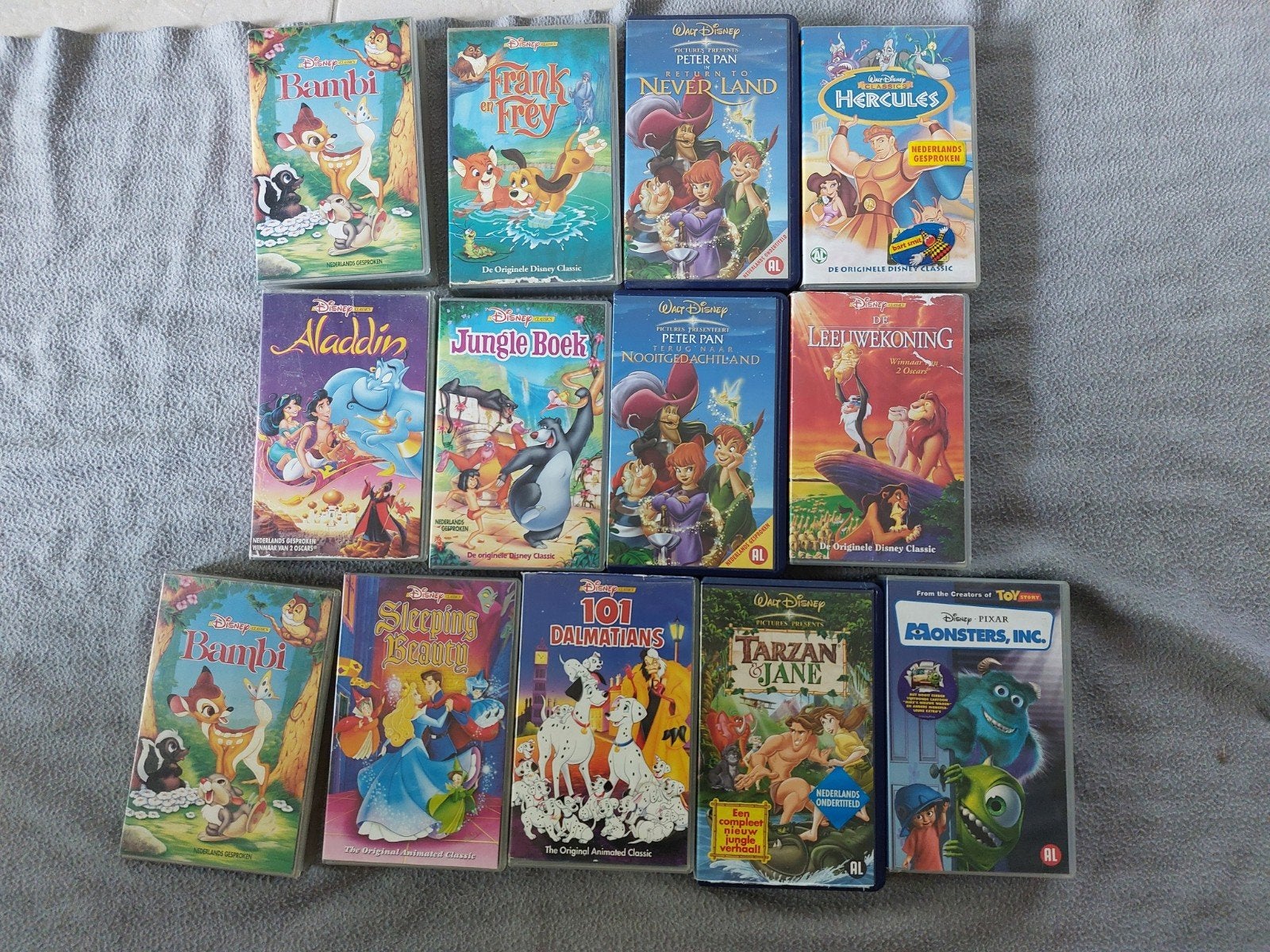 13 Disney videobanden VHS, Verzamelen, Ophalen of Verzenden