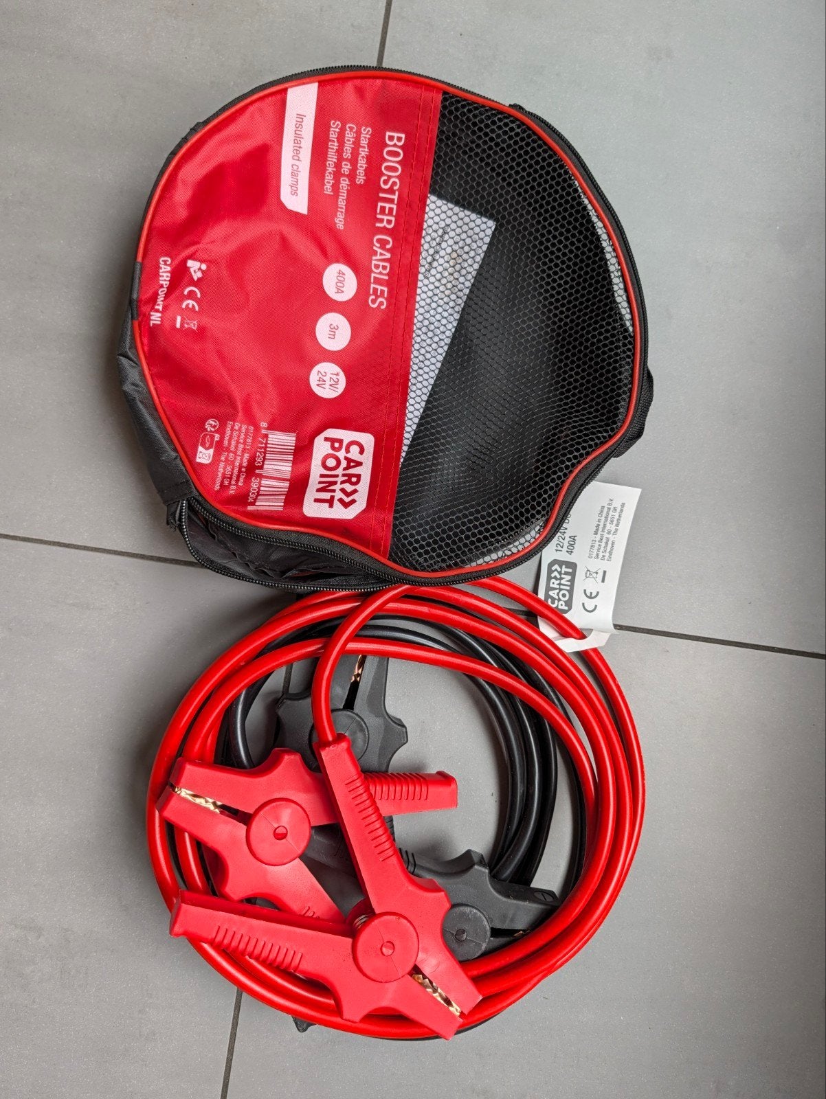 Carpoint Startkabels 400A 3m - 12V/24V, Ophalen of Verzenden, Nieuw
