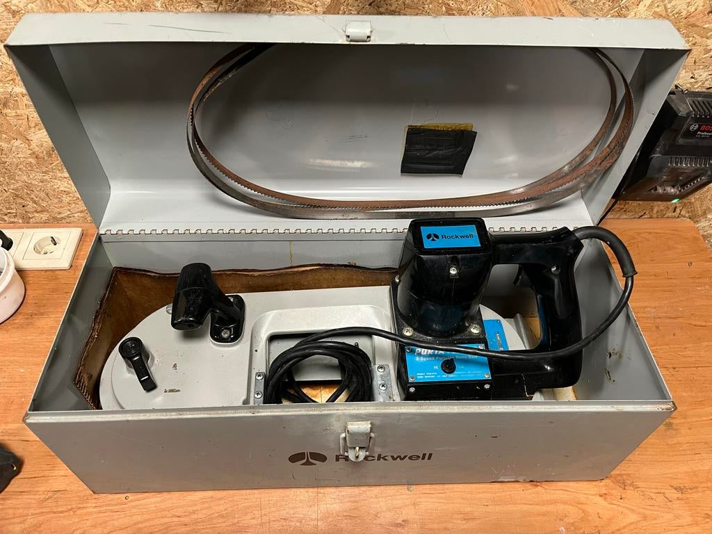 Rockwell Handbediende Bandzaagmachine - 400W/700W, Gebruikt, 70 mm of meer, 600 tot 1200 watt, Ophalen of Verzenden