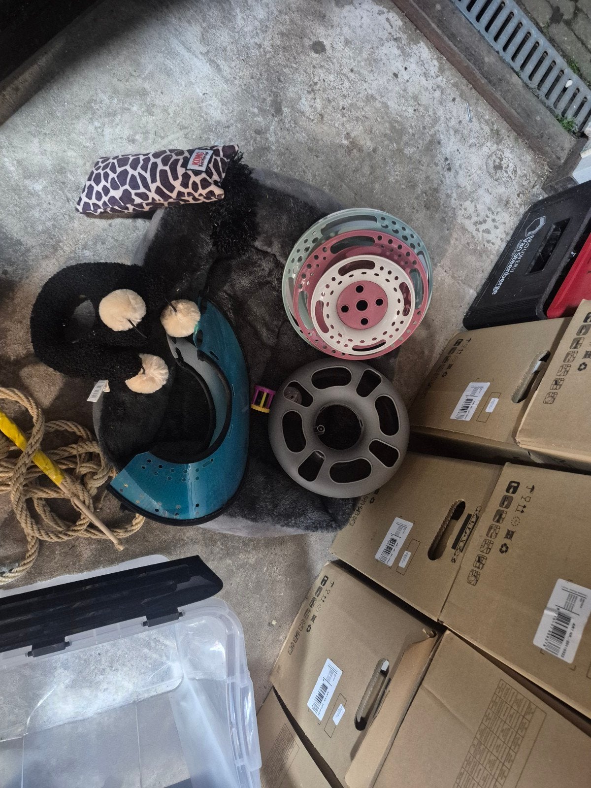 Kattenmand en speelgoed., Dieren en Toebehoren, Ophalen