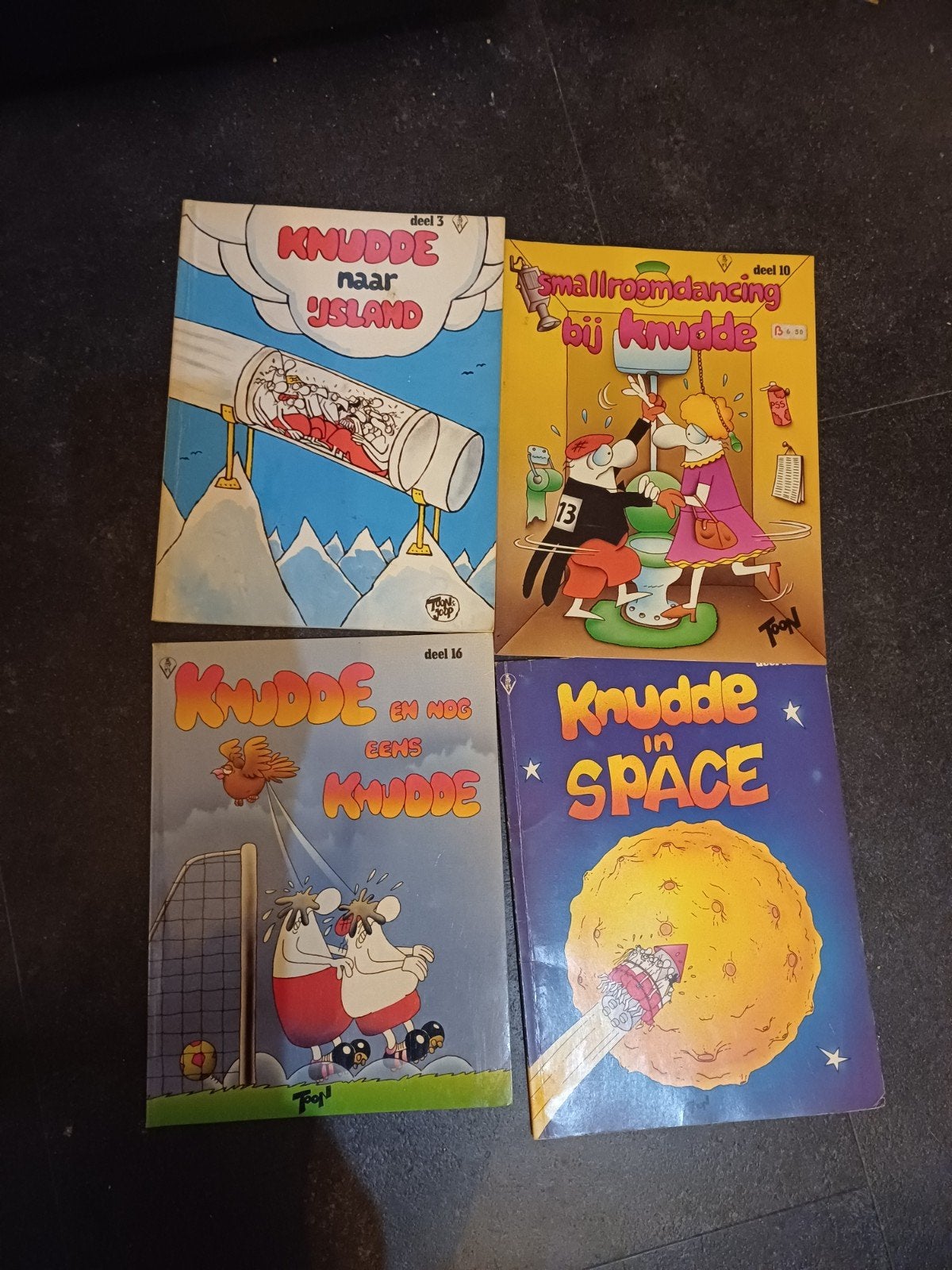 Knudde stripboeken - 4 delen, Meerdere stripboeken, Ophalen of Verzenden, Gelezen