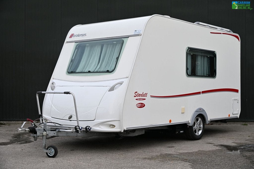 Sterckeman Starlett 420 CP 2010|Mover|Zakluifel|Fietsdr., Caravans en Kamperen, Sterckeman, Bedrijf, 4 tot 5 meter, Luifel