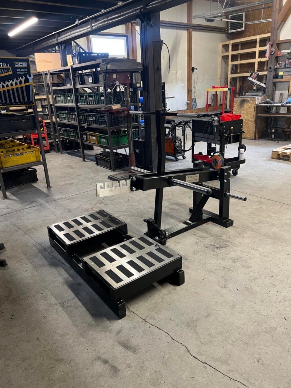 D8XX Belt Squat Machine - Krachtstation voor Benen, Ophalen, Krachtstation, Zo goed als nieuw, Metaal