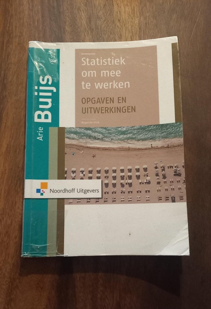 statistiek om mee te werken, opgaven en uitwerkingen, Ophalen of Verzenden, Beta, Gelezen, HBO