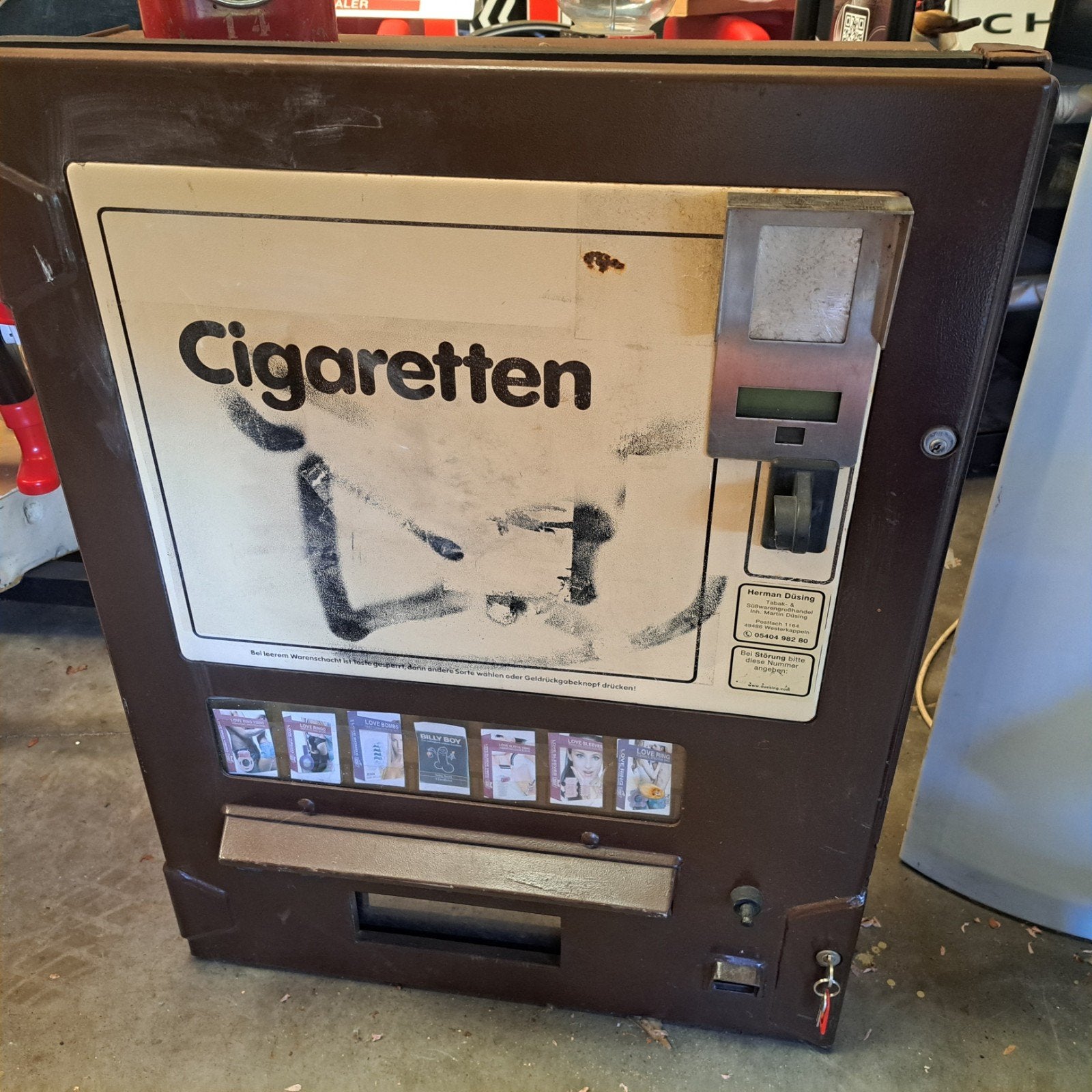 Cigaretten automaat Vintage, Verzamelen, Automaten | Overige, Ophalen, Gebruikt