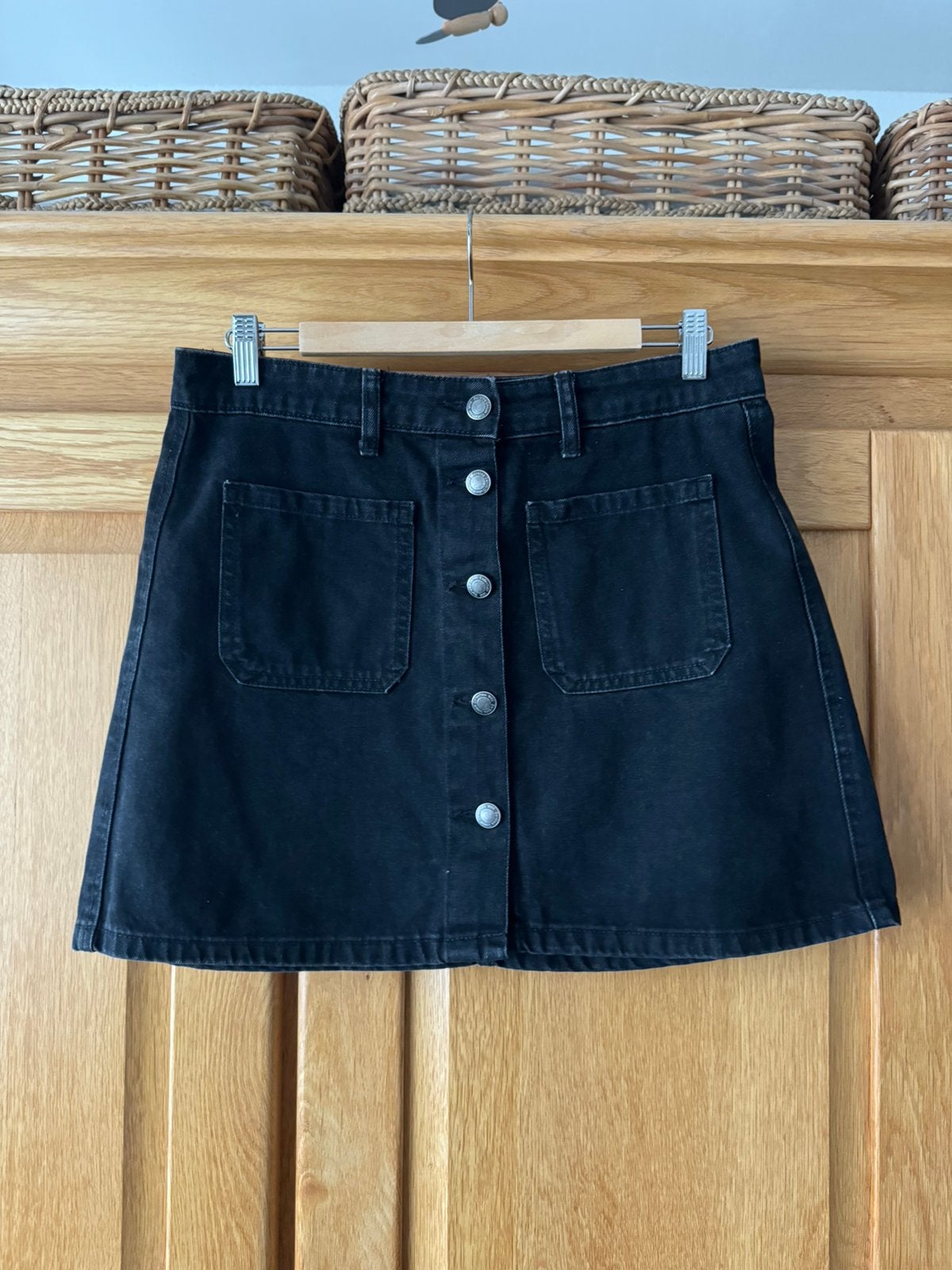 Dames rokje zwart denim | maat M, Kleding | Dames, Rokken, Maat 38/40 (M), Zwart, Ophalen of Verzenden, Zo goed als nieuw