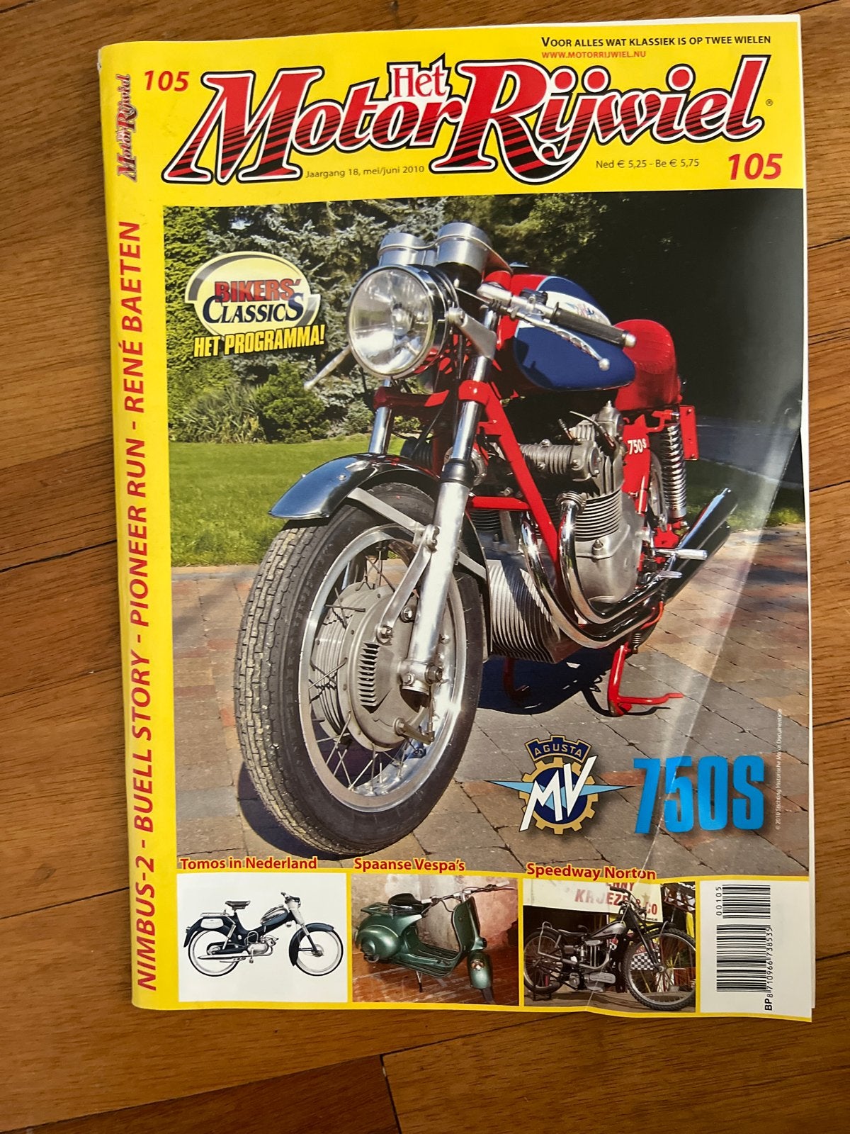 Het Motorrijwiel nr. 105: MV Agusta, Tomos, Vespa, Buell, Ophalen of Verzenden, Zo goed als nieuw, Merk of Model