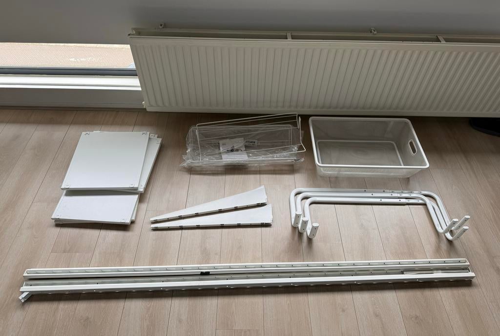 Ikea ALGOT wandkast, Huis en Inrichting, Kasten | Kledingkasten, Ophalen, Met plank(en), Gebruikt, Overige houtsoorten