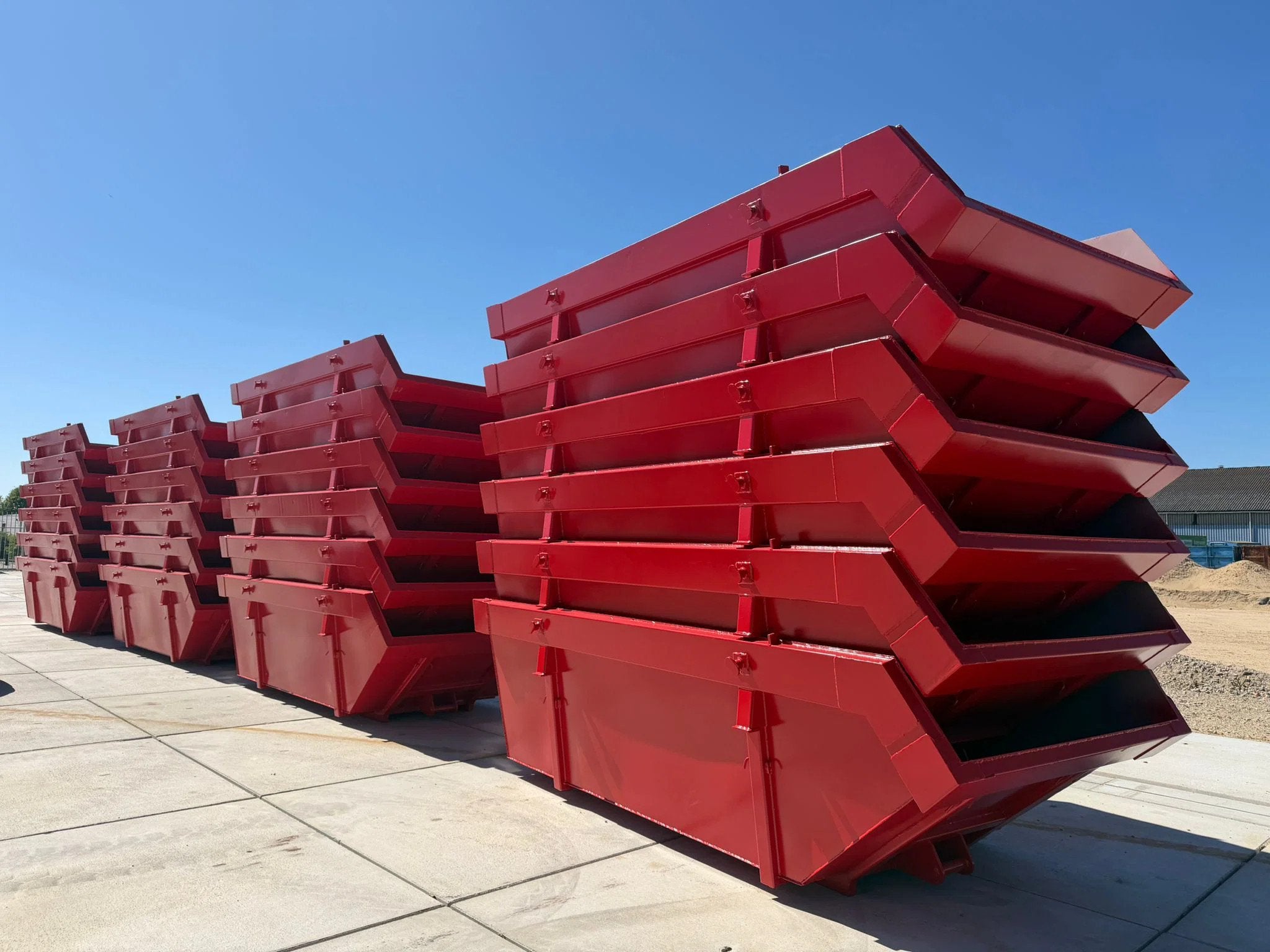 Sidalco 6m3 portaalarm container ral 3000 (bj 2026)