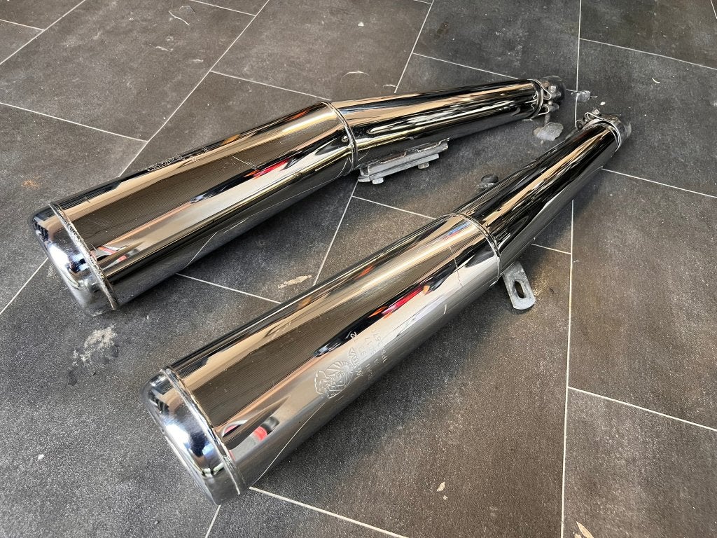 Set hele nette Jama uitlaatdempers van een Yamaha XJ900 F, Ophalen of Verzenden, Gebruikt