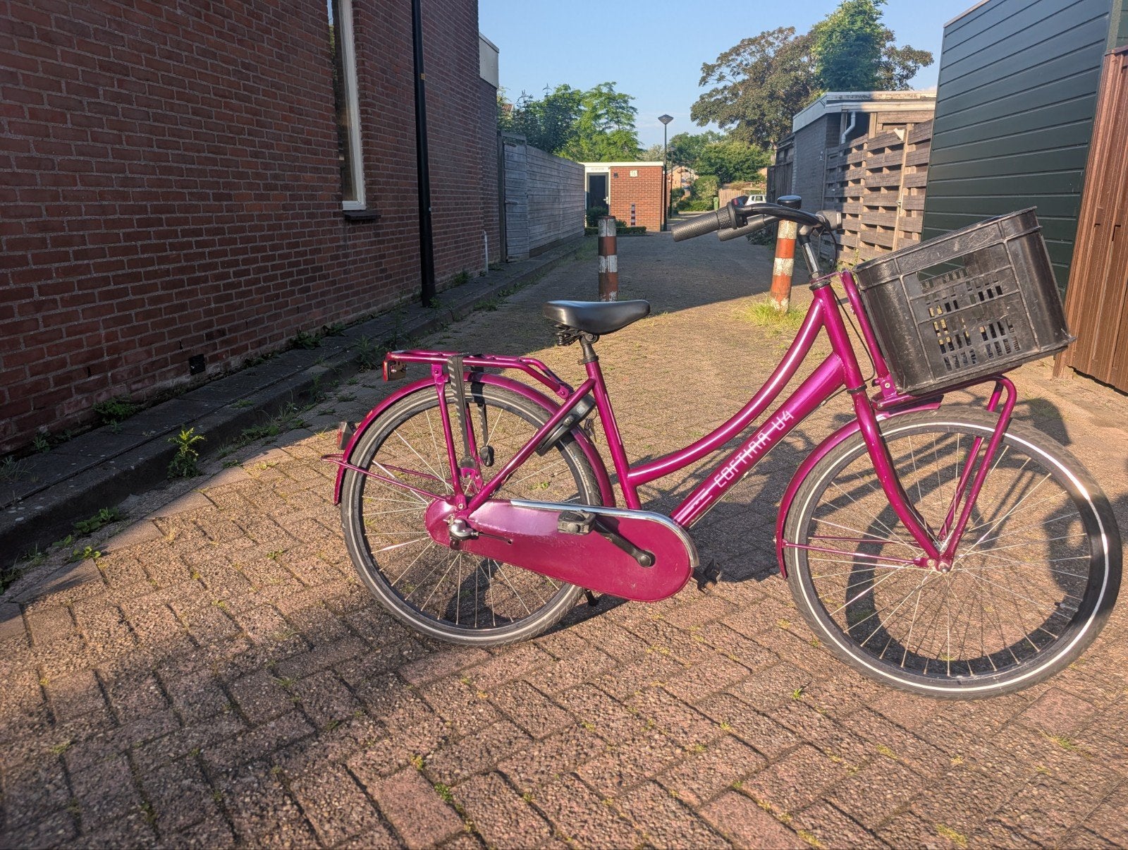 Cortina U4 Transportfiets 26 inch - Roze, Terugtraprem, Gebruikt, Minder dan 47 cm, Ophalen