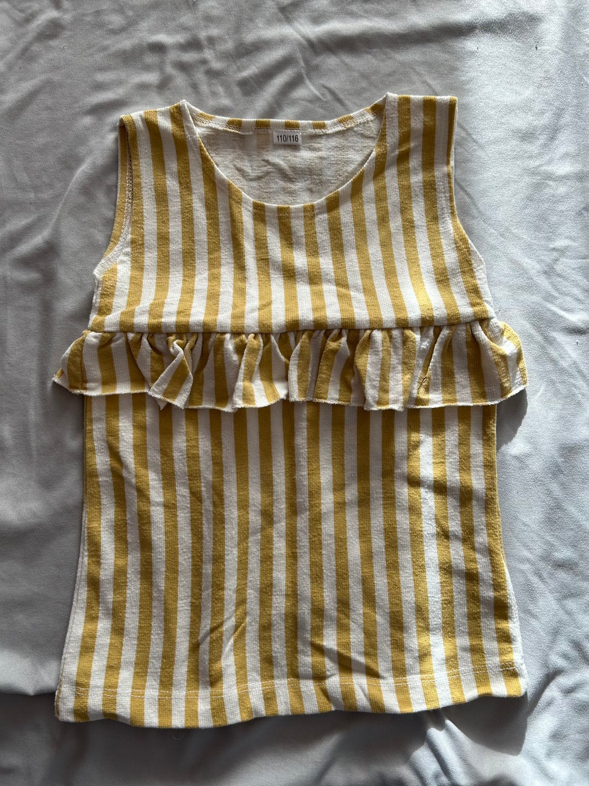 Gestreept shirtje 110/116, Kinderen en Baby's, Kinderkleding | Maat 110, Ophalen of Verzenden, Zo goed als nieuw, Meisje, Shirt of Longsleeve