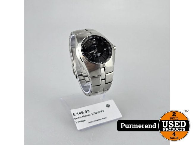Seiko Kinetic 5J32-0AP0 Vintage, Seiko, Zo goed als nieuw, Support@seiko.com, 5-11, Akasaka 2-chome
Minato-ku, Tokyo 107-0052
Japan