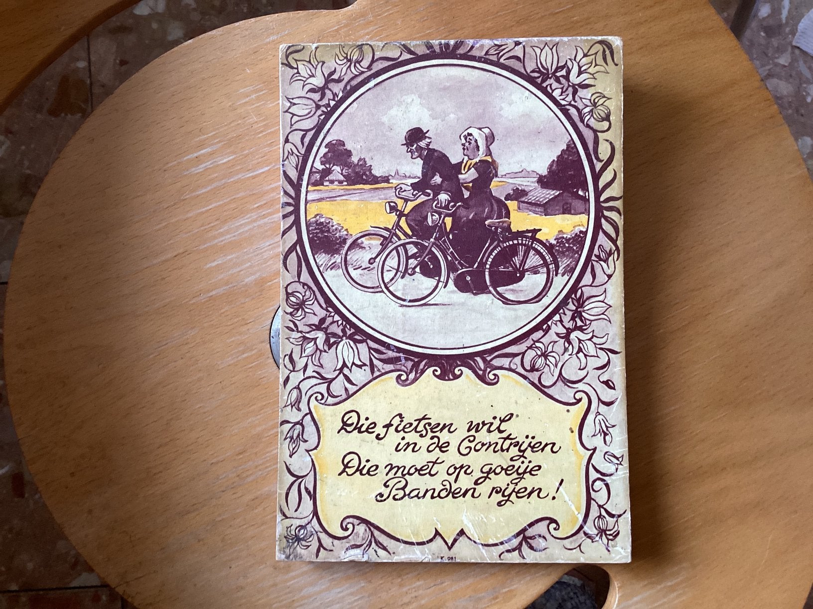 Fietsen karton  // 20x13,5 cm, Ophalen of Verzenden
