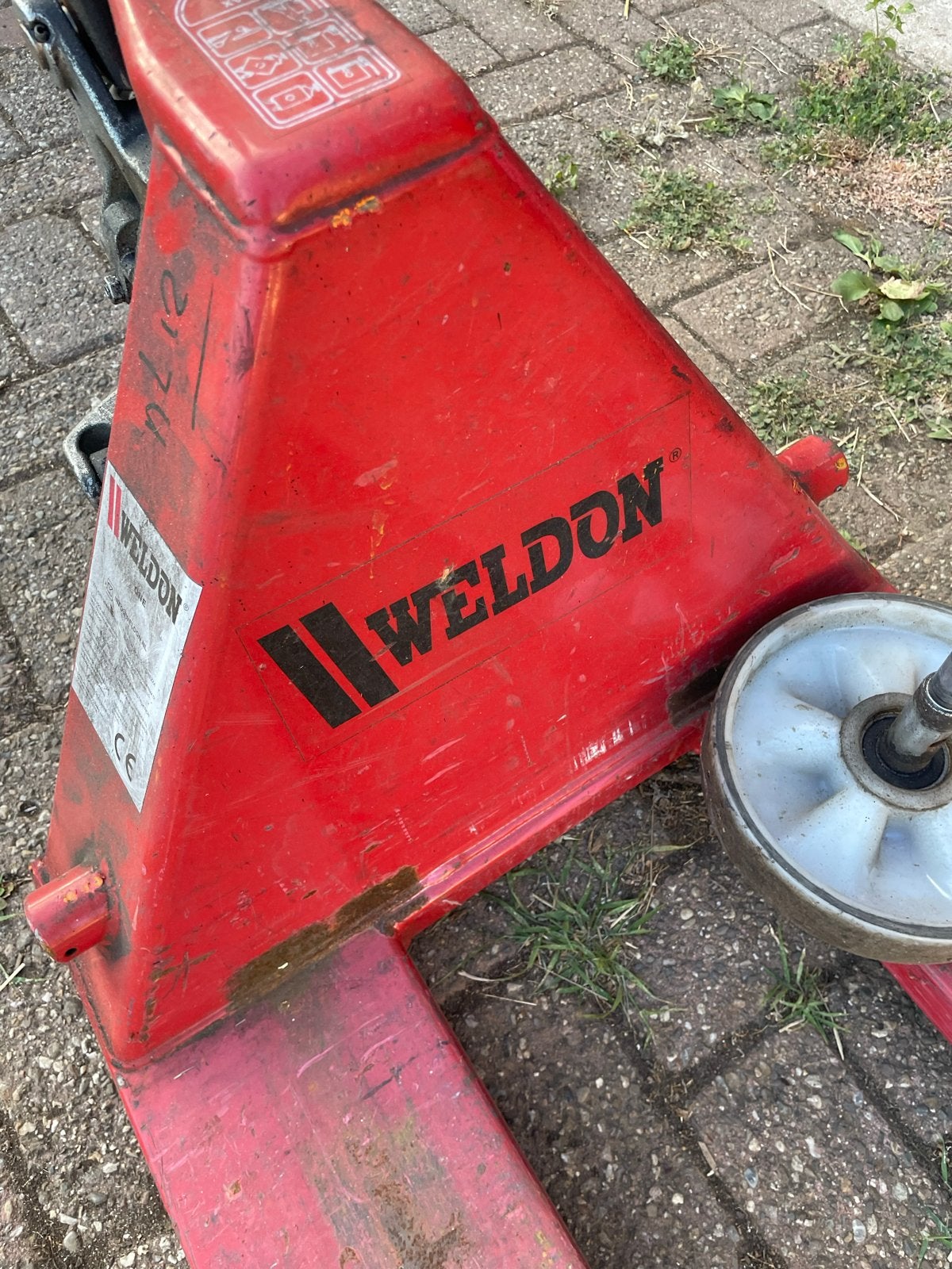 Weldon Palletwagen - Max 2500 KG, Ophalen, Gebruikt