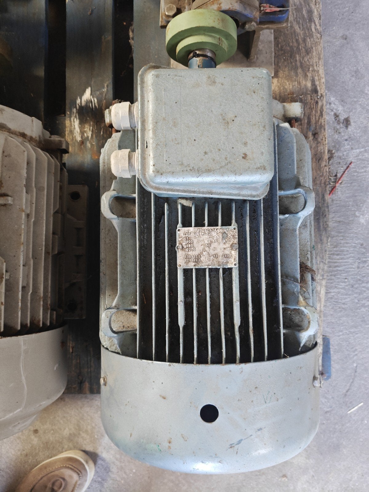 Elektromotor 11 kW, Ophalen of Verzenden, Gebruikt, Elektromotor, 1800 rpm of meer