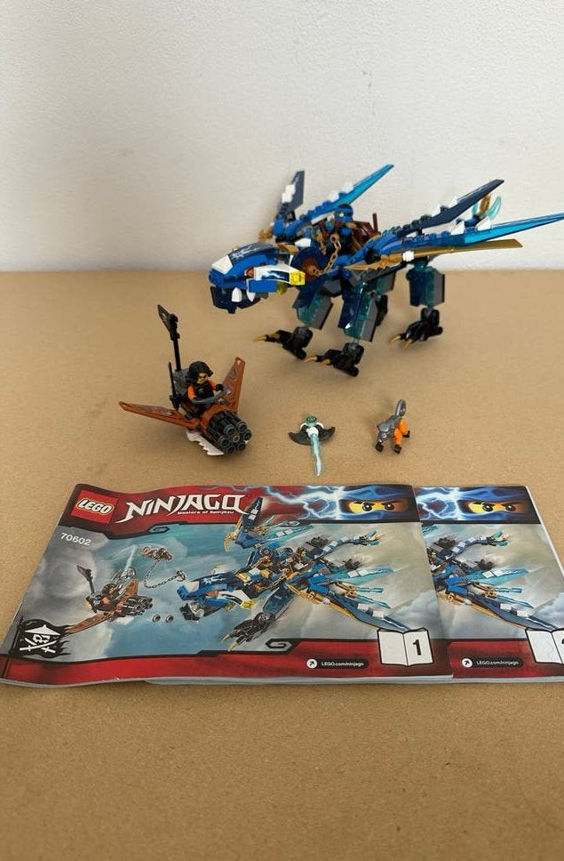 Lego Ninjago Jay's Elemental Dragon 70602, Kinderen en Baby's, Speelgoed | Duplo en Lego, Lego, Ophalen of Verzenden, Zo goed als nieuw