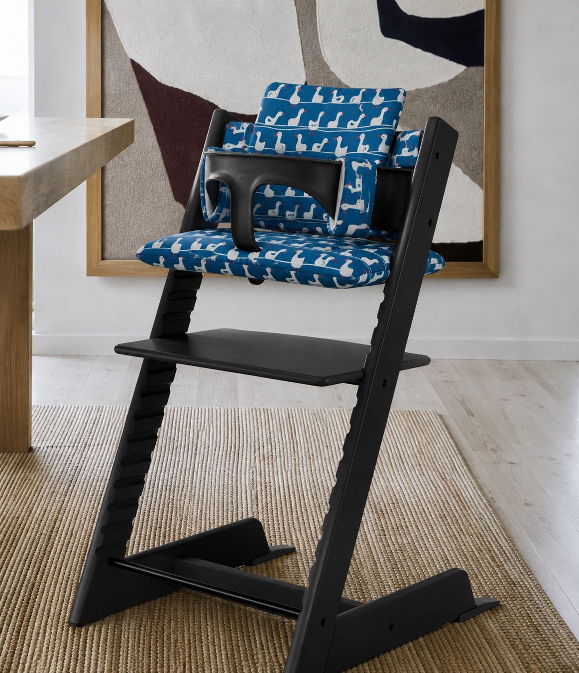 Nieuw! Gansjes Stokke Tripp Trapp stoel kussenset, Ophalen of Verzenden, Nieuw, Meegroeistoel, Aanschuifbaar