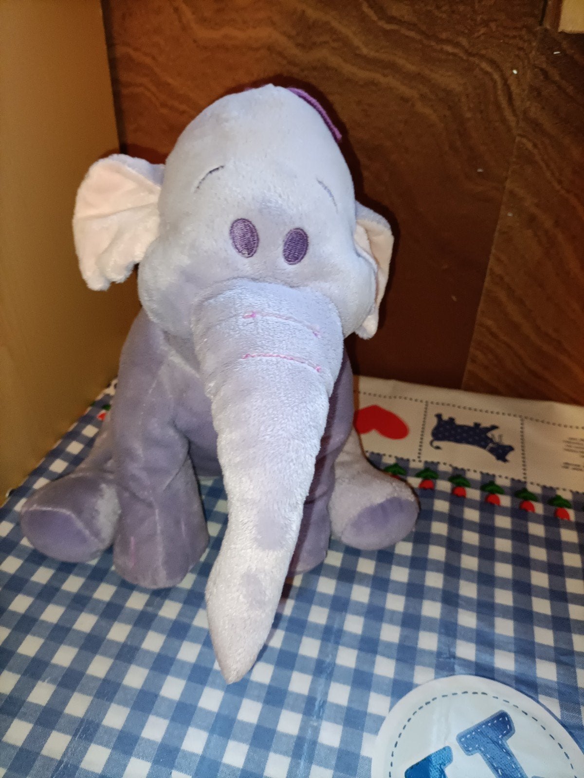 Lollifant knuffel paarse olifant van Winnie de Pooh, Ophalen of Verzenden, Zo goed als nieuw