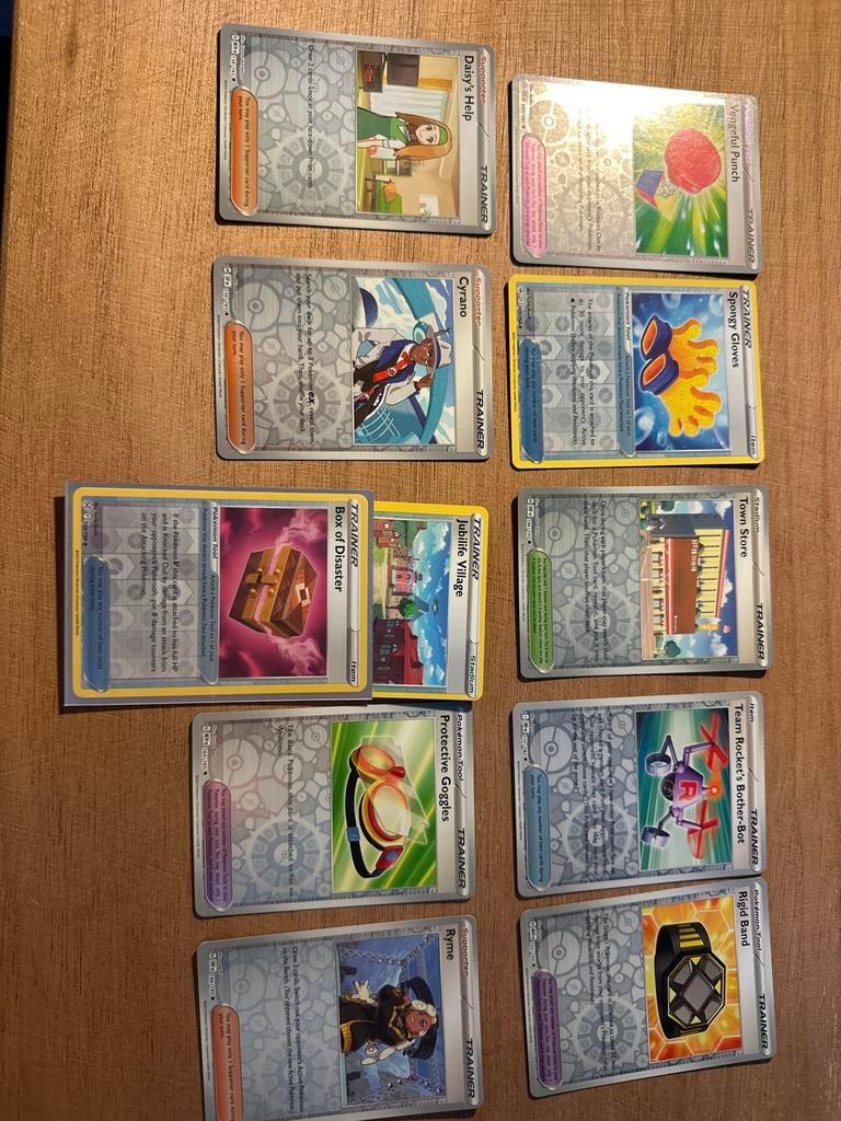 Pokémon TCG Trainer Kaarten - Reverse Holo - Perfecte Condit, Ophalen, Zo goed als nieuw
