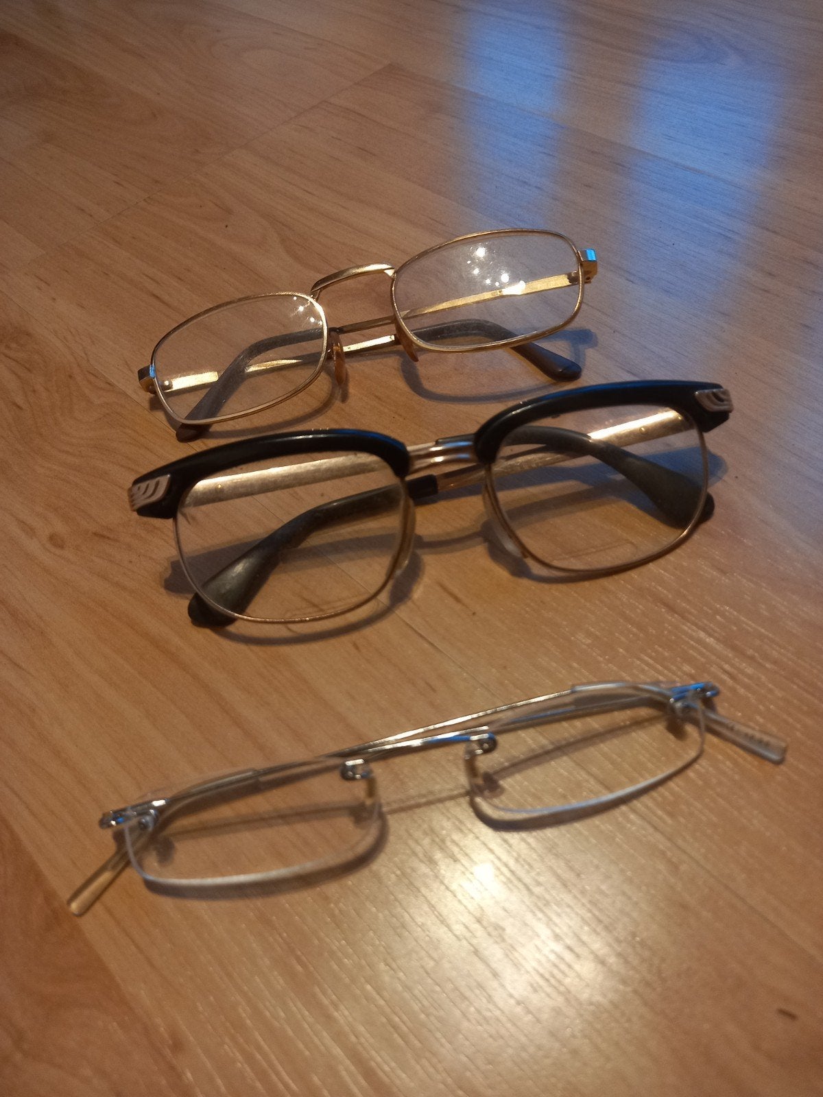 3 vintage brillen, Ophalen of Verzenden, Gebruikt