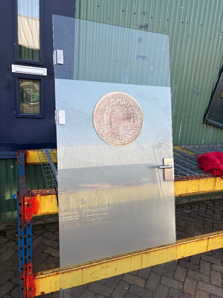 Glazen taats deur glasdeur glazendeur ( 537 ), Ophalen, Gebruikt, 120 cm of meer, Binnendeur