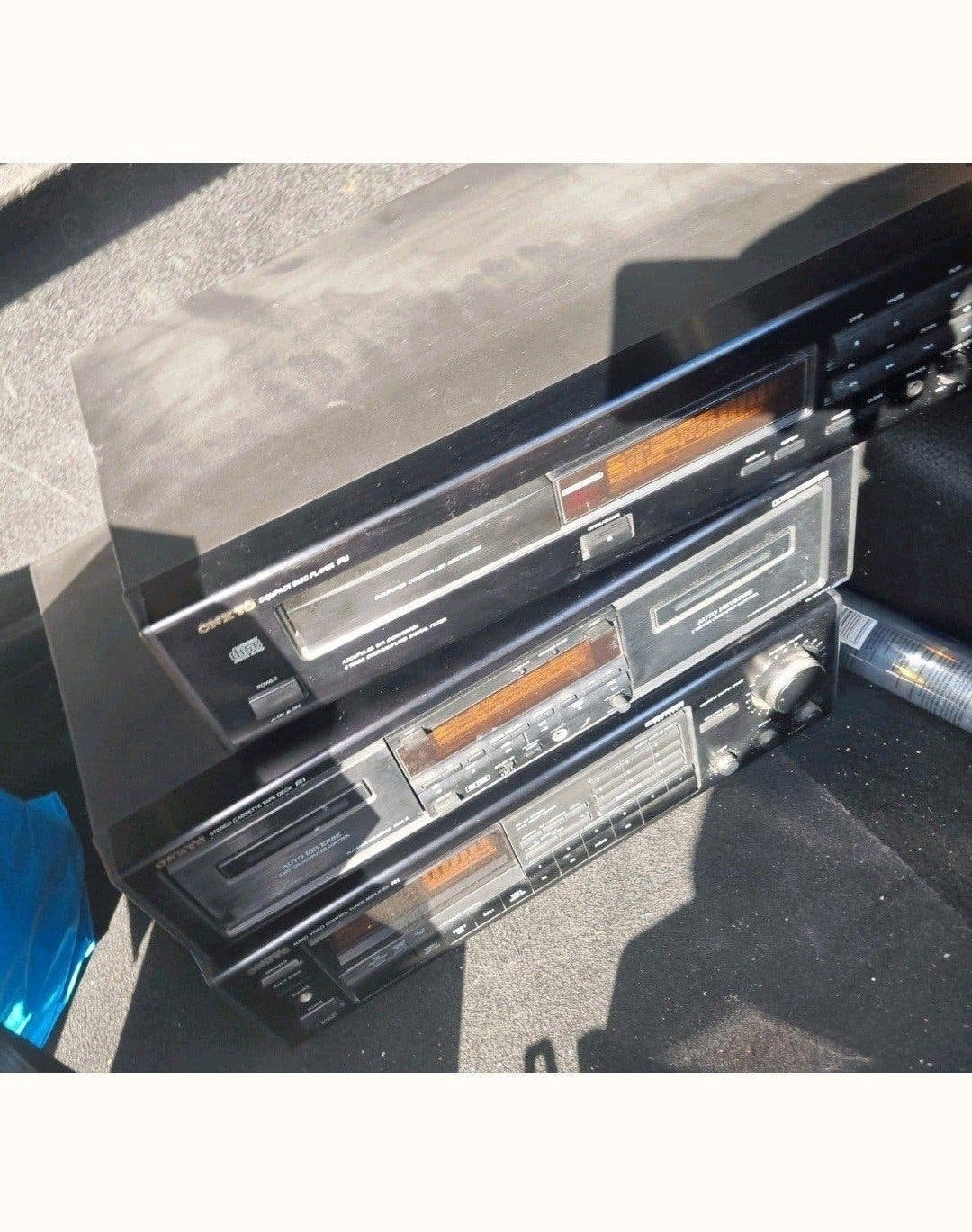 Onkyo Stereo Set met CD-speler, Cassettedeck en Versterker, Audio, Tv en Foto, Ophalen of Verzenden
