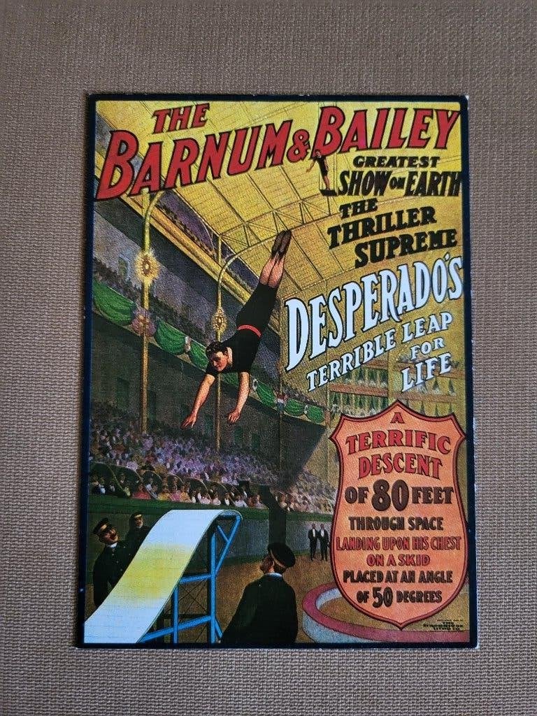 Circus kaarten van circus- en variété artiesten, deel 2., Ophalen of Verzenden, 1980 tot heden, Ongelopen, Overige thema's