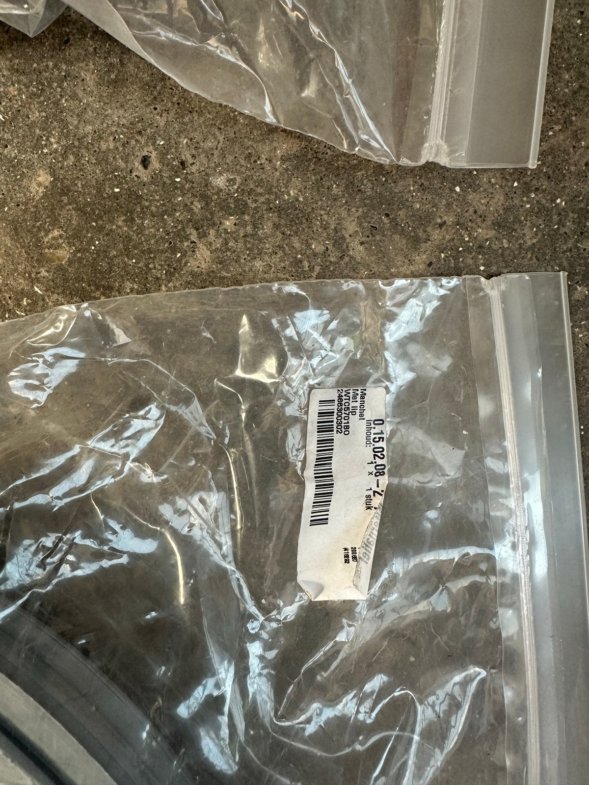 Manchet voor Beko wasmachines 5kg en 7kg, Ophalen of Verzenden, Nieuw