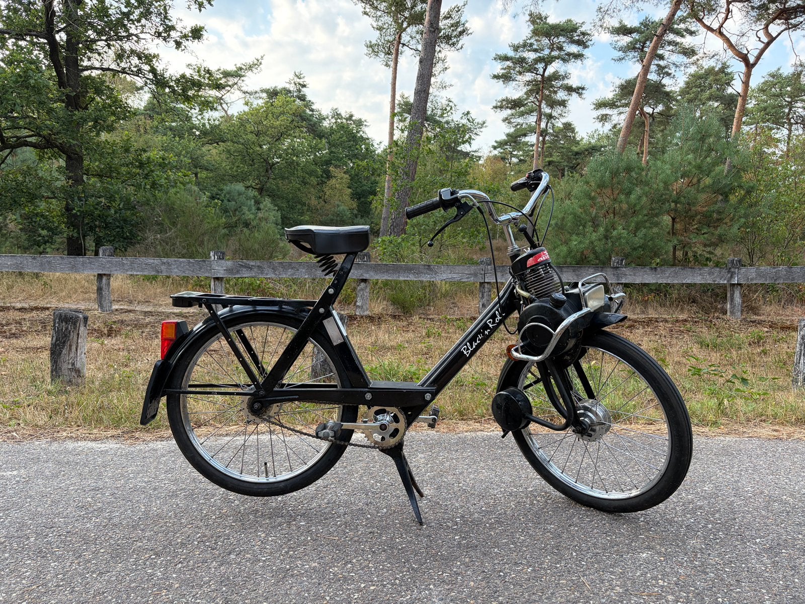 Solex S4800 blauw kenteken, Fietsen en Brommers, Brommers | Solex, Ophalen, Gebruikt, Overige modellen, Maximaal 25 km/u
