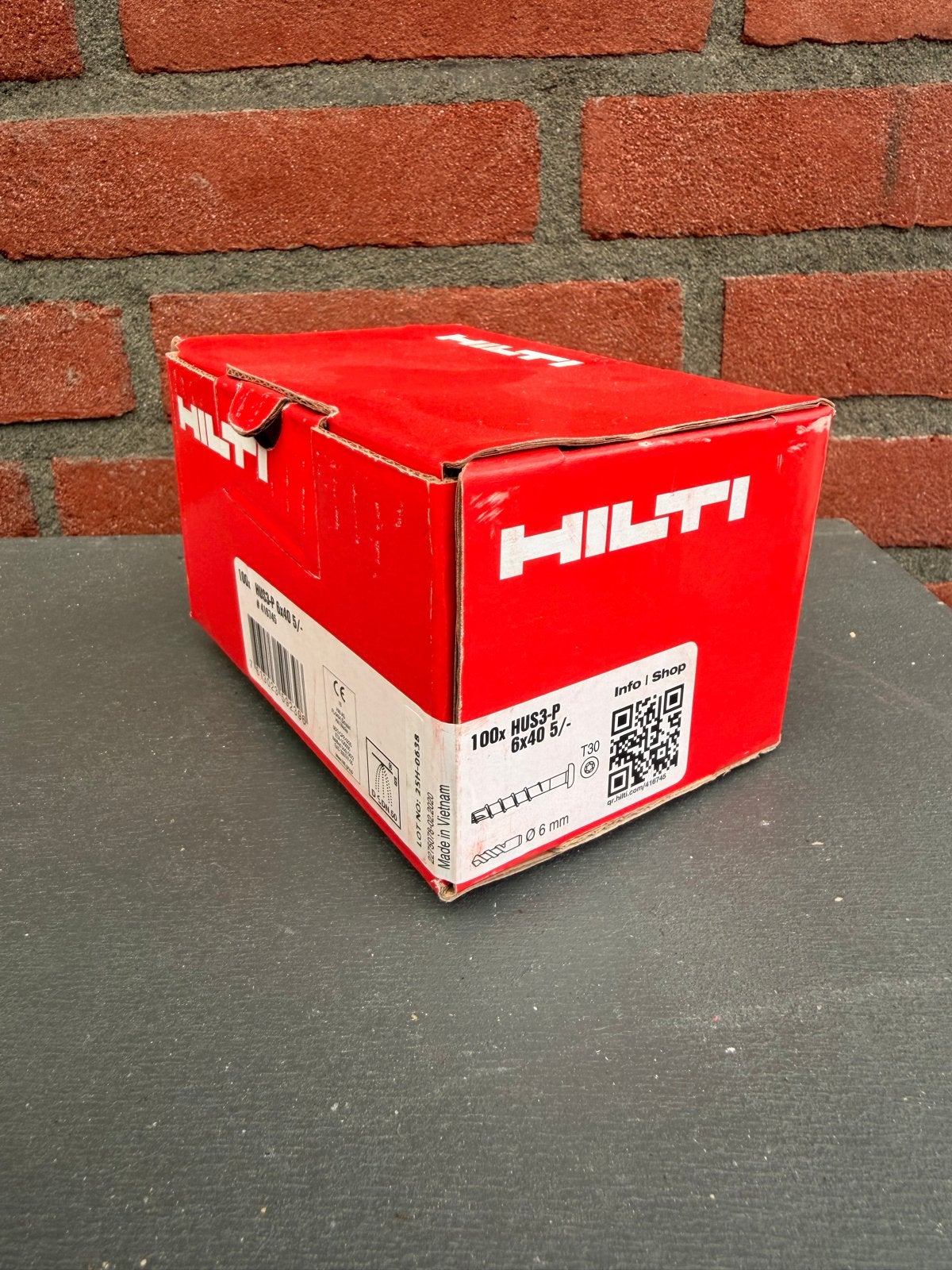 Hilti HUS3-P 6x40 5/- schroeven (100 stuks), Ophalen of Verzenden, Nieuw, Minder dan 50 mm, Schroeven