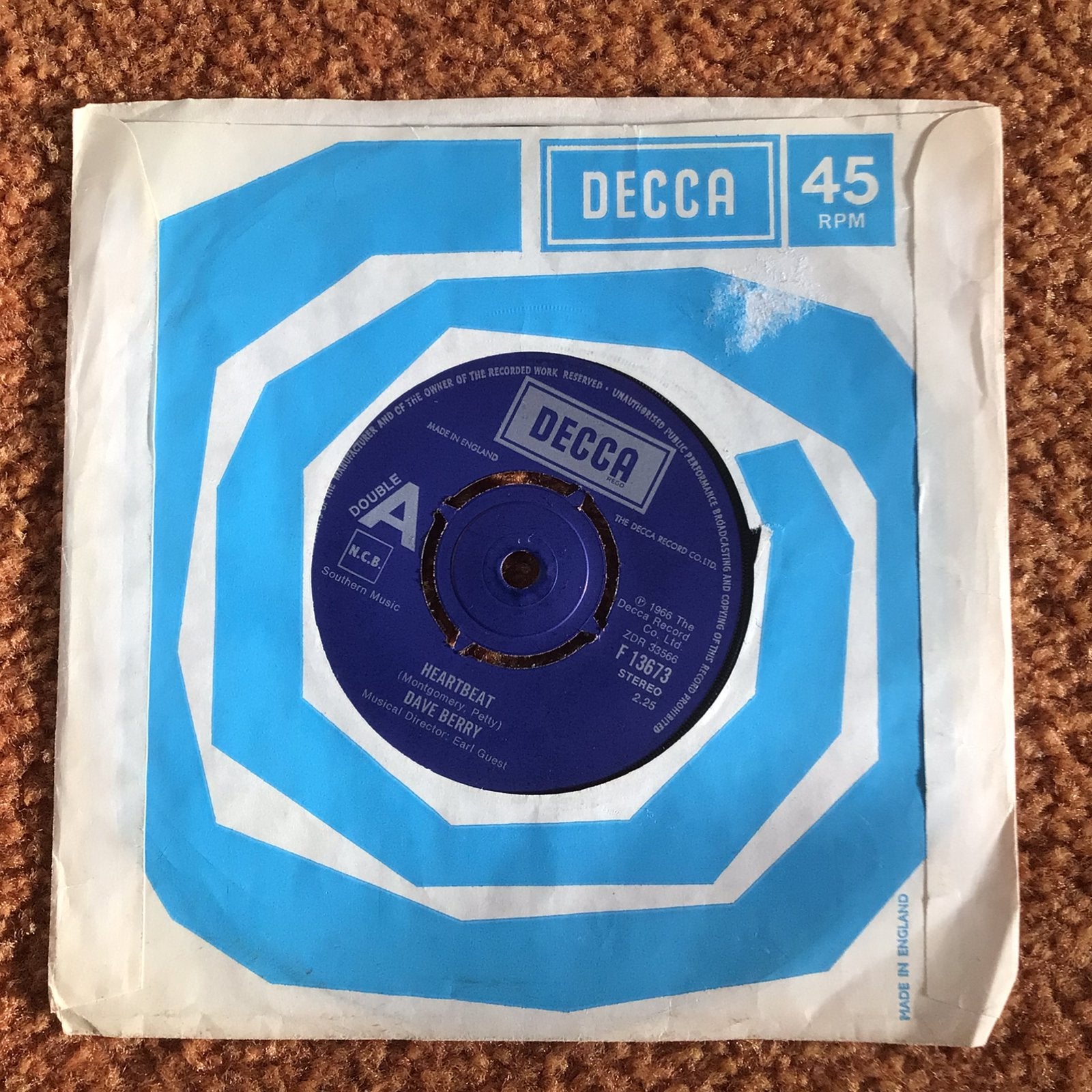 Dave Berry, Ophalen of Verzenden, Zo goed als nieuw, Pop