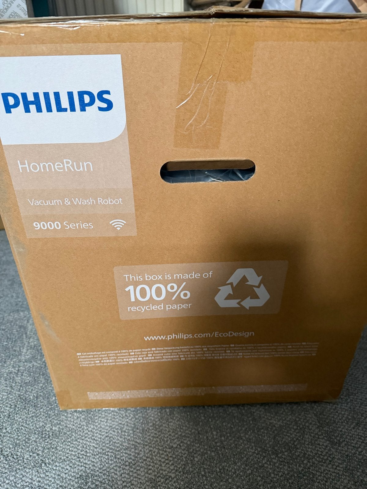 Philips HomeRun 9000 Serie Robotstofzuiger met Station, Witgoed en Apparatuur, Philips, Automatisch legen, Nieuw, Ophalen of Verzenden