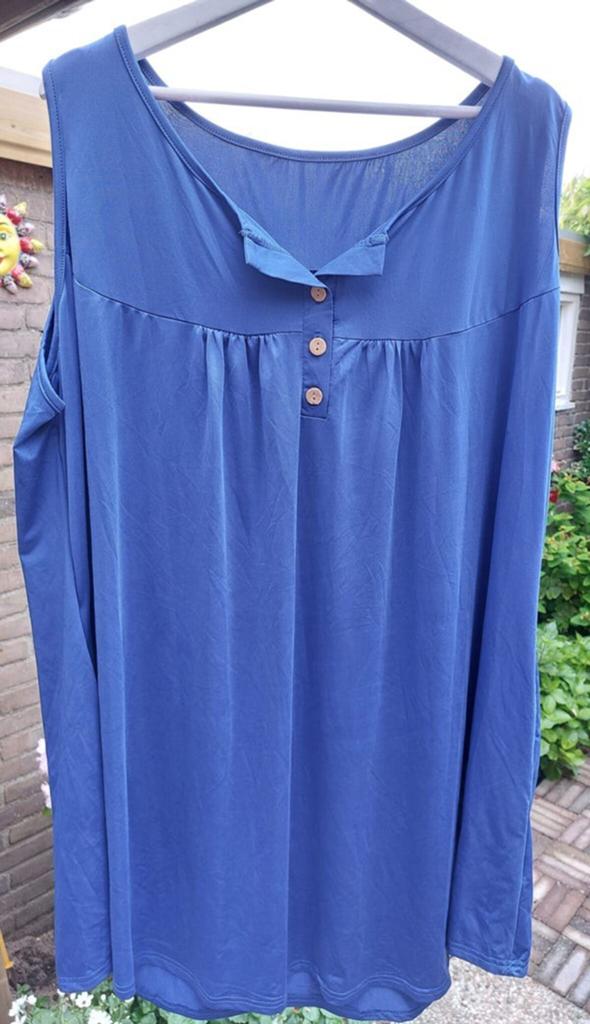 Oversized Tuniek, Kleding | Dames, Blouses en Tunieken, Nieuw, Blauw, Ophalen of Verzenden