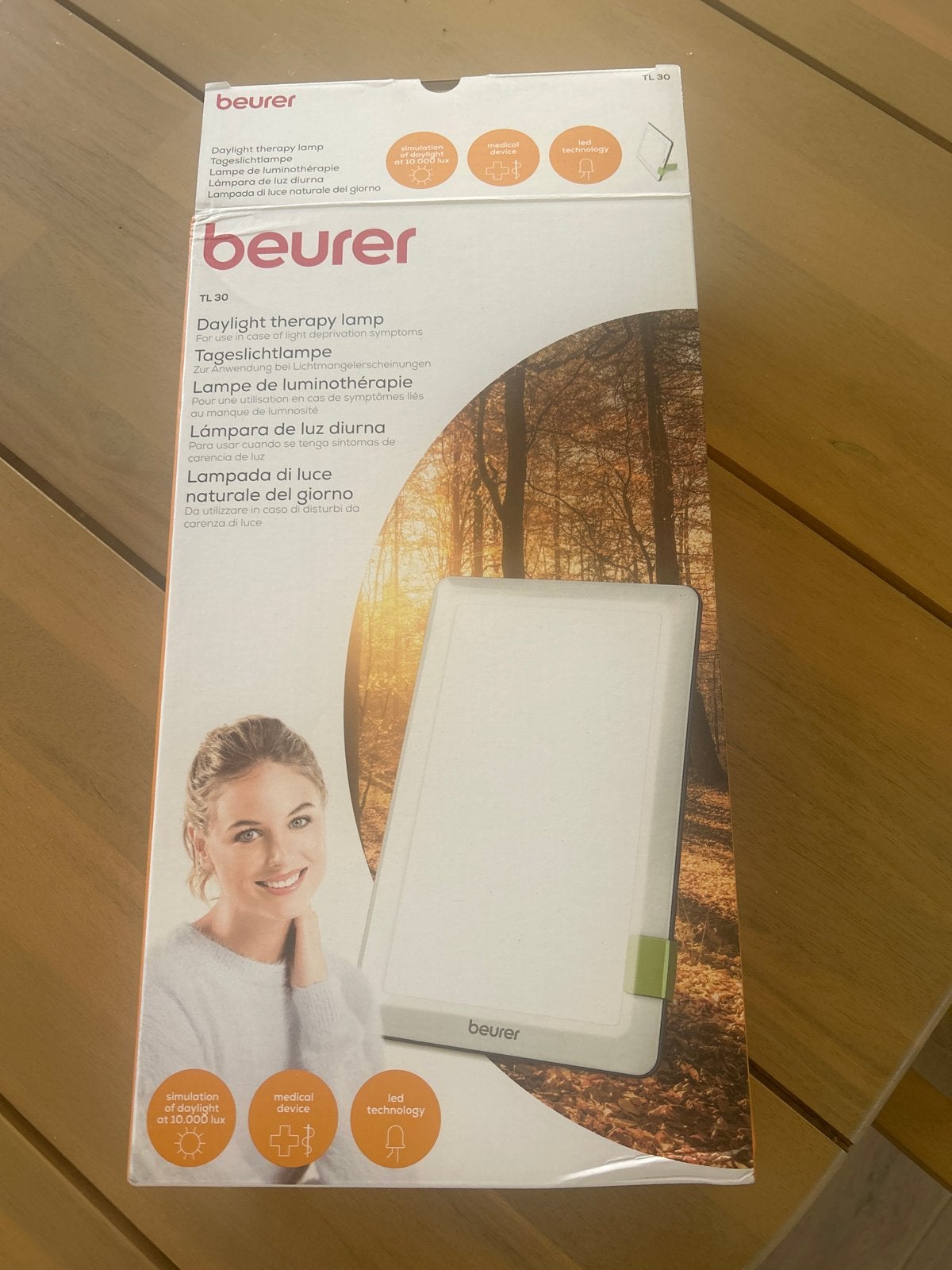Beurer TL 30 Daglichttherapielamp - Nieuw in doos, Wit, Overige merken, Kunststof, Overige fittingen