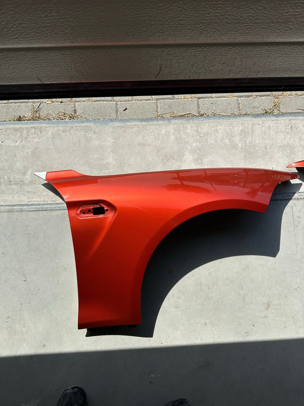 2x bmw zijscherm sunset orange m2c, Ophalen, Gebruikt, Rechts, Spatbord