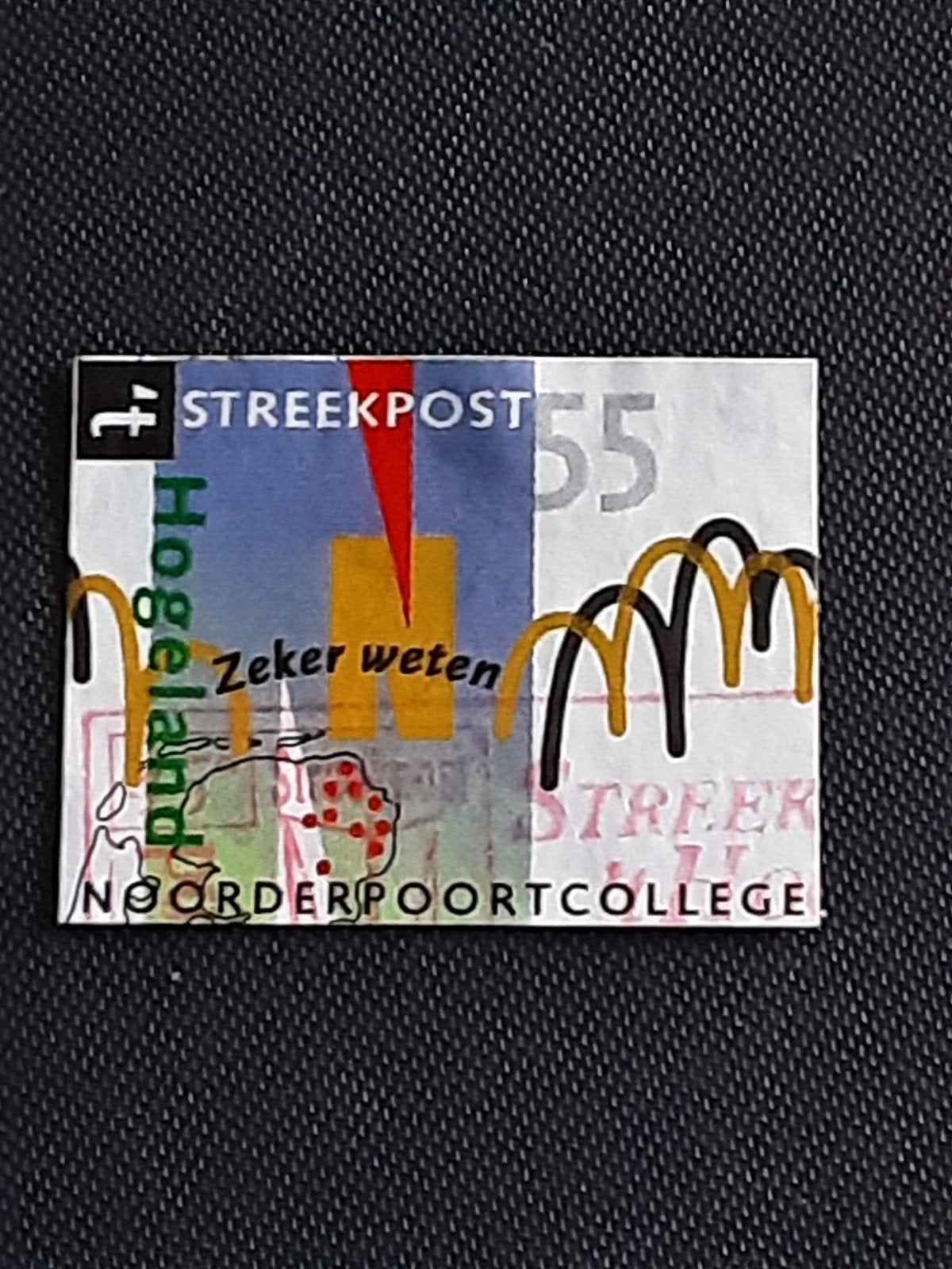 Streekpost Hogeland.  Noorderpoortcollege  ( gest), Ophalen of Verzenden