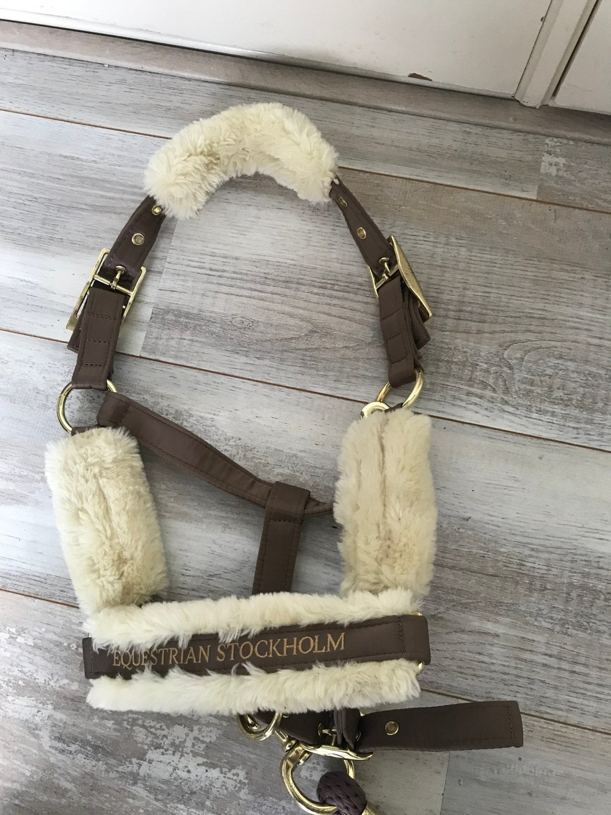 Halster Equestrian Stockholm, Dieren en Toebehoren, Ophalen, Zo goed als nieuw, Halster, Pony
