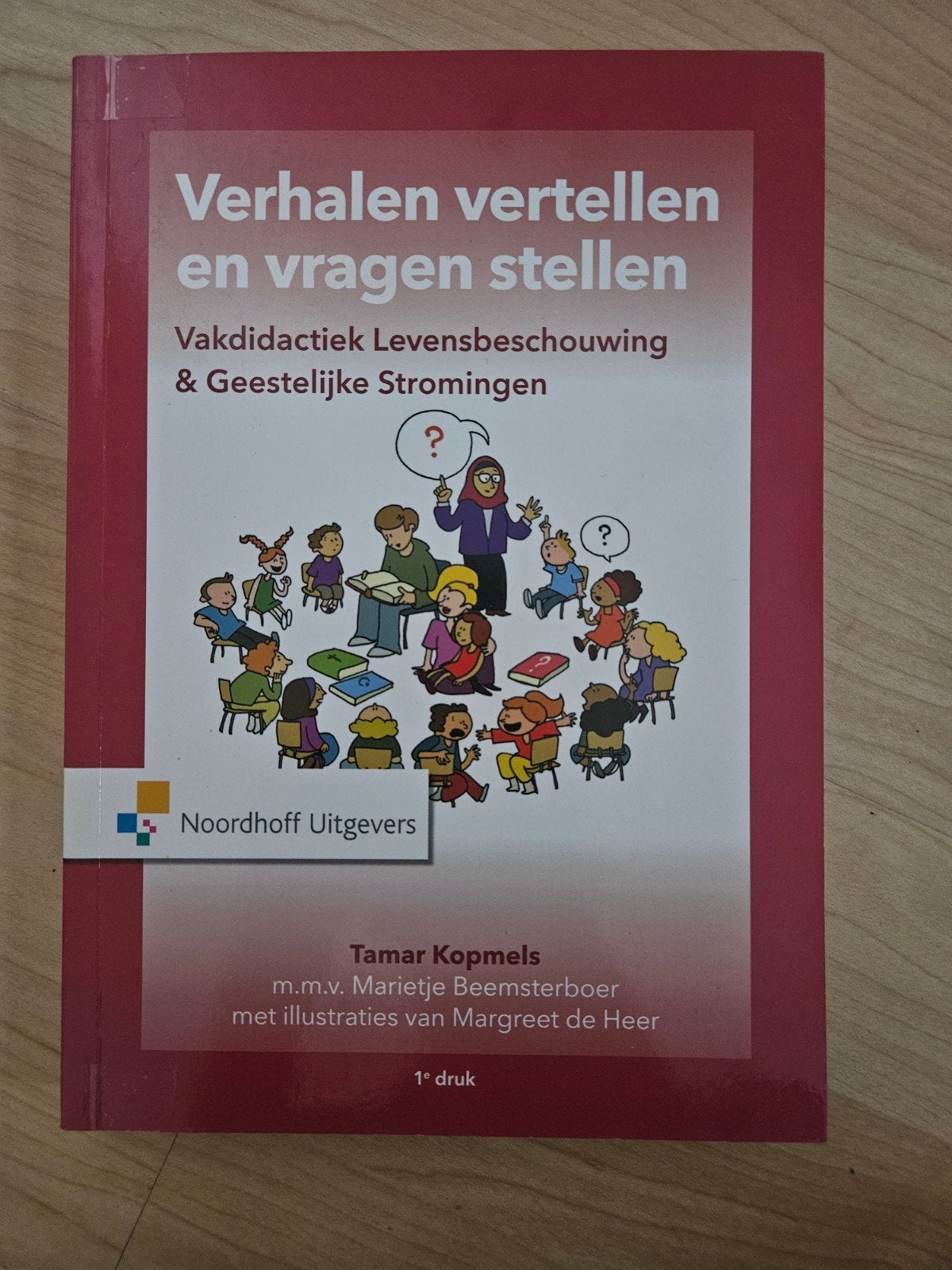Verhalen vertellen en vragen stellen - Vakdidactiek, Boeken, Studieboeken en Cursussen, Verzenden, Zo goed als nieuw, Alpha, Tamar Kopmels