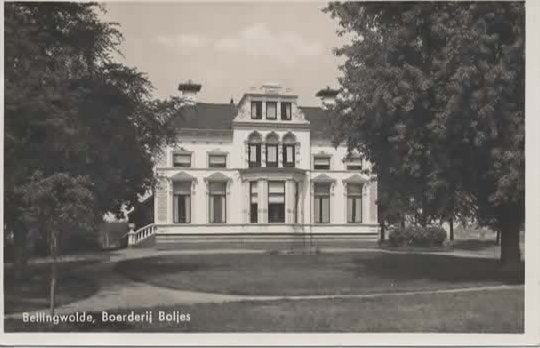Bellingwolde 2x Boerderij Boljes, Verzenden, 1920 tot 1940, Gelopen, Groningen