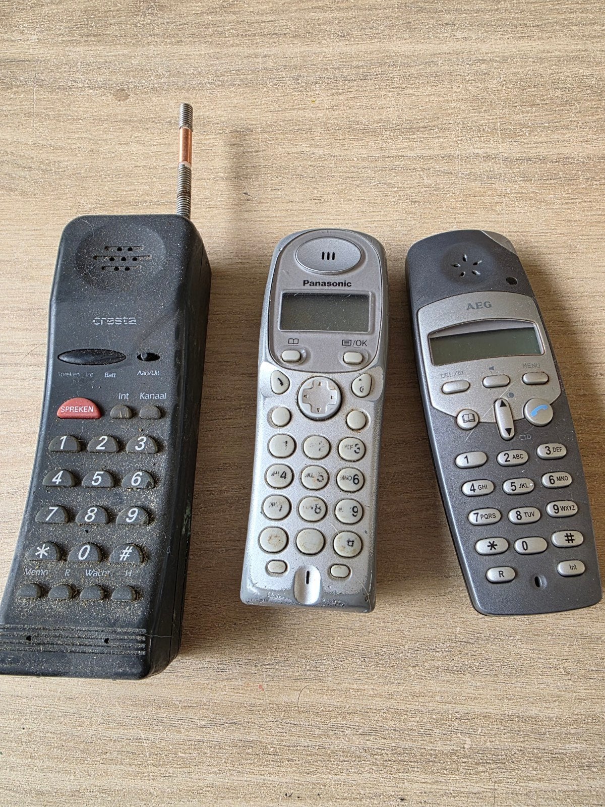 Oude Huistelefoons, Ophalen of Verzenden, 1 handset
