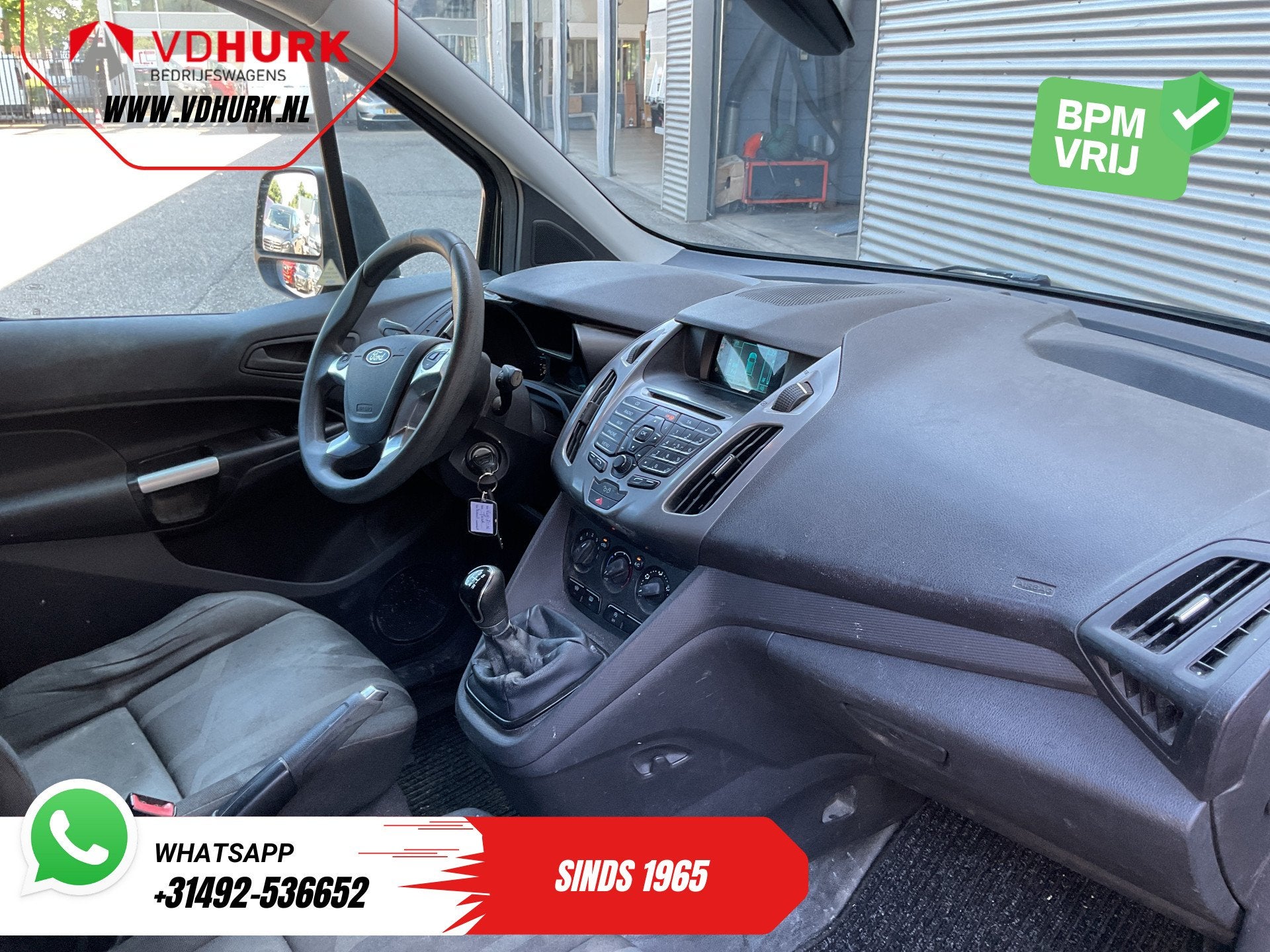 Ford Transit Connect 1.6 TDCI L2 EXPORT Stoelverw/ 3Pers/ Ai, Voorwielaandrijving, Euro 5, Stof, Gebruikt