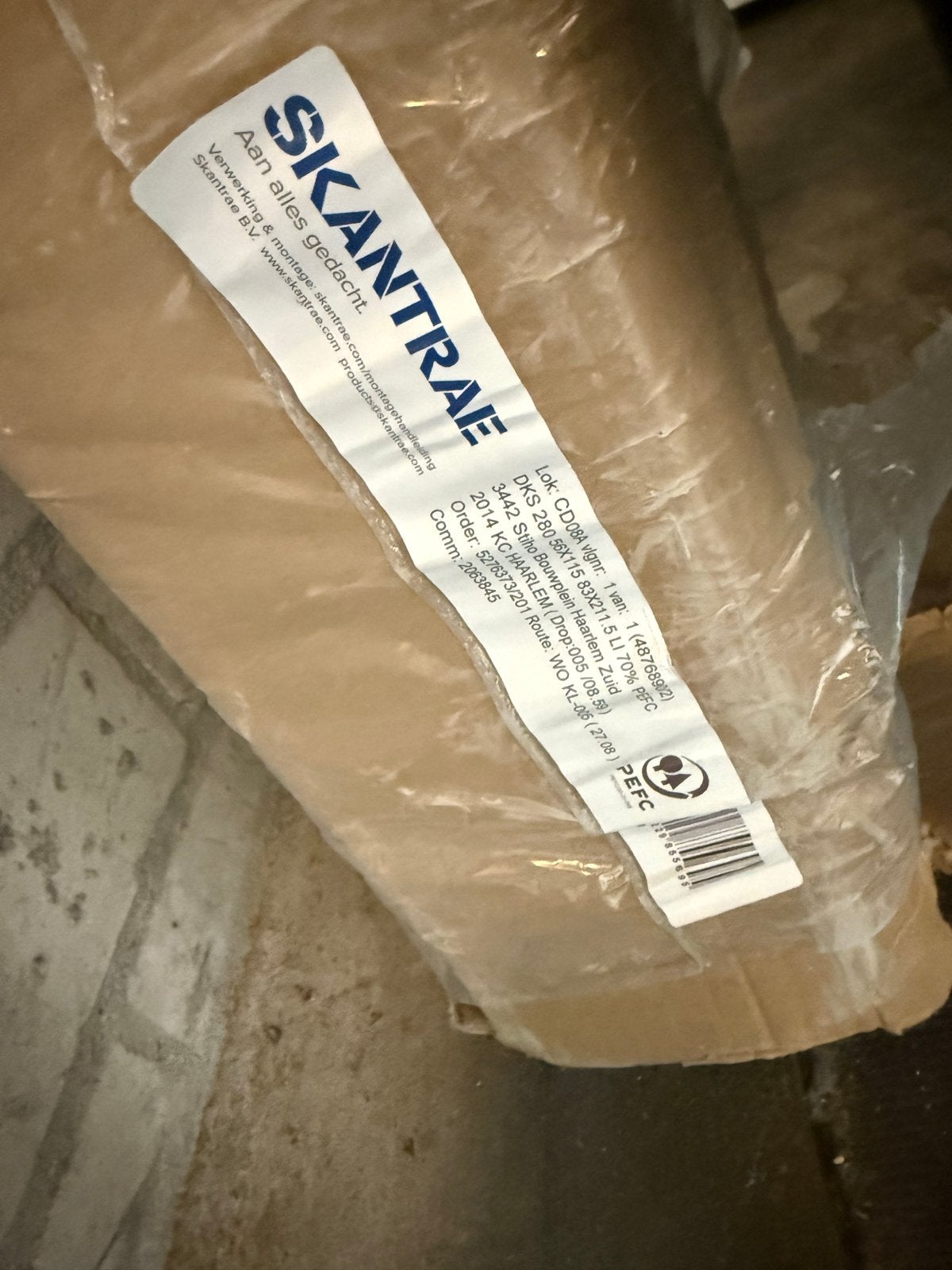 Skantrae Binnendeur in Gloednieuw plastic (83x211.5 cm), Doe-het-zelf en Verbouw, Ophalen, 80 tot 100 cm, 215 cm of meer, Binnendeur