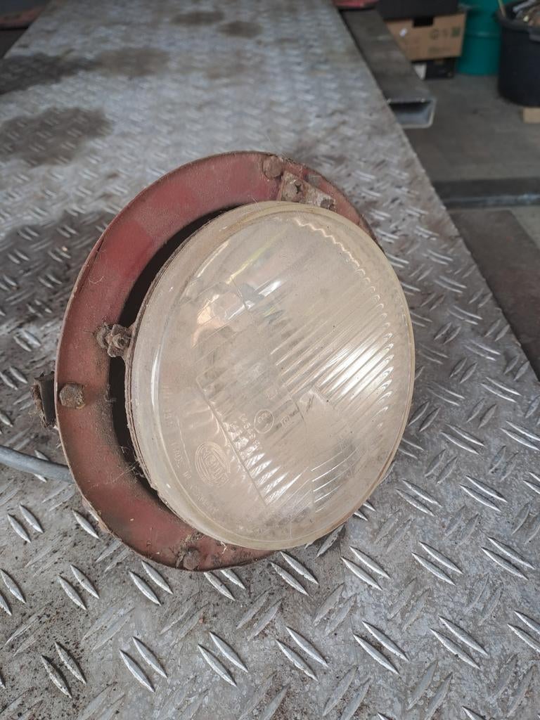 Land rover series bugeye koplamp Hella, Ophalen of Verzenden, Gebruikt, Land Rover