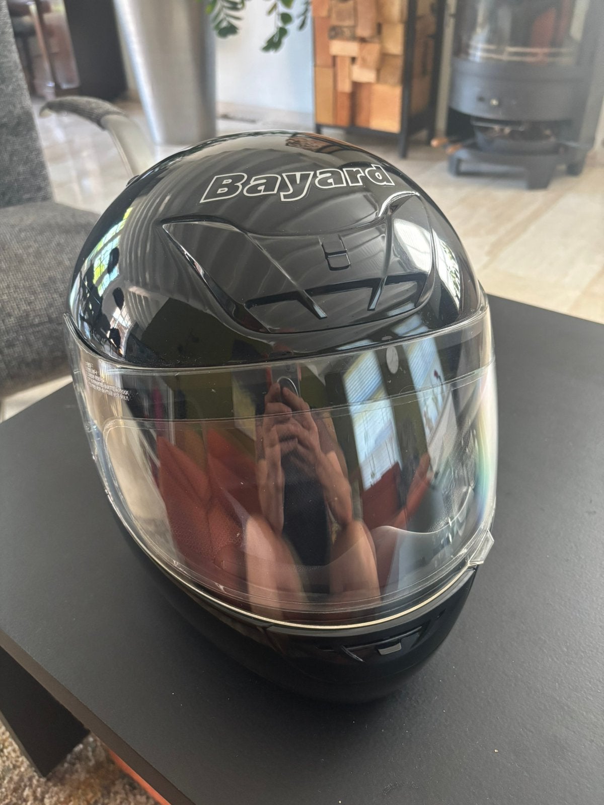 Bayard helm maat S, Motoren, Kleding | Motorhelmen, Integraalhelm, S, Overige merken, Tweedehands, Ophalen of Verzenden