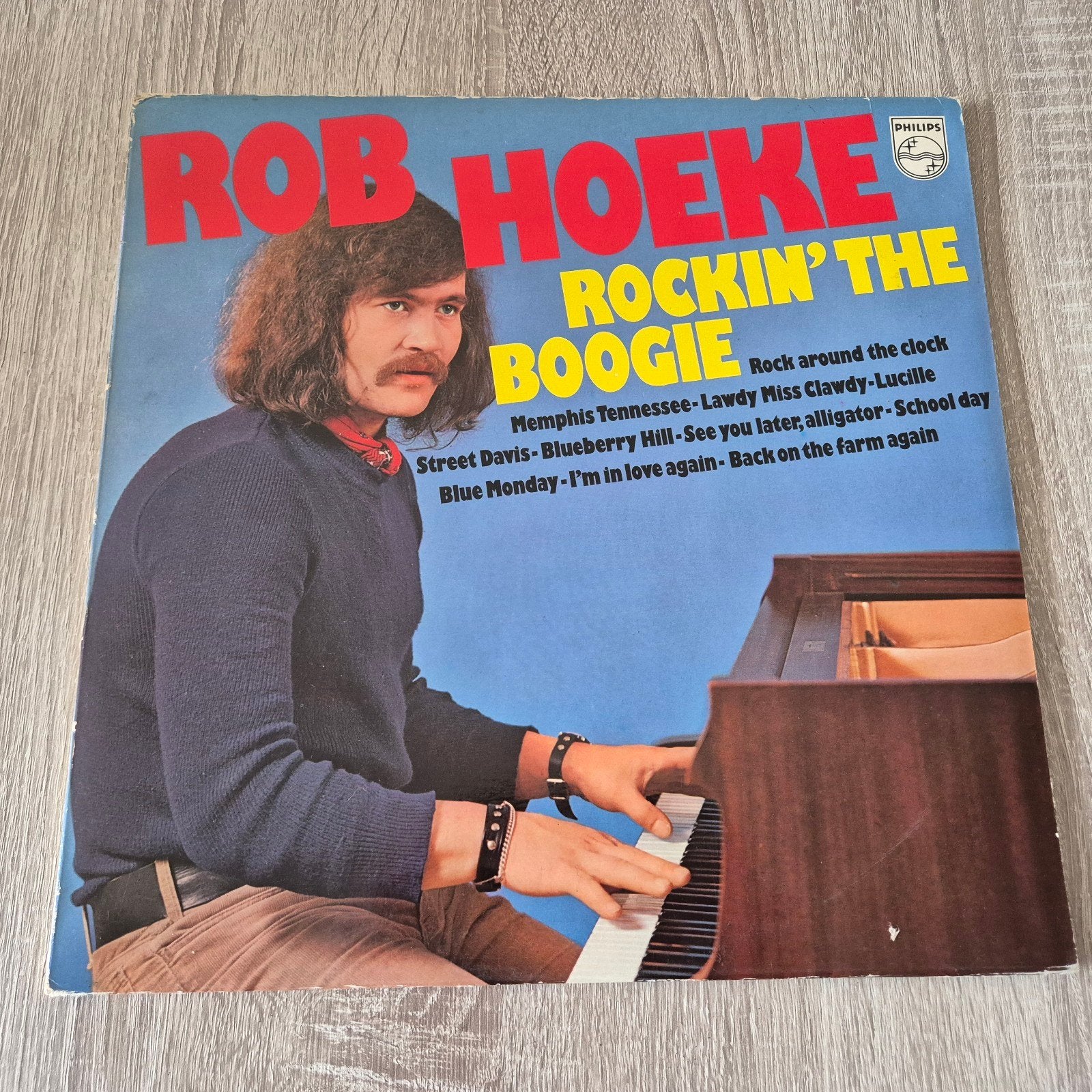 Rob Hoeke - Rockin' the Boogie LP (Philips, 1971), LP, Gebruikt, Ophalen of Verzenden, 12 inch