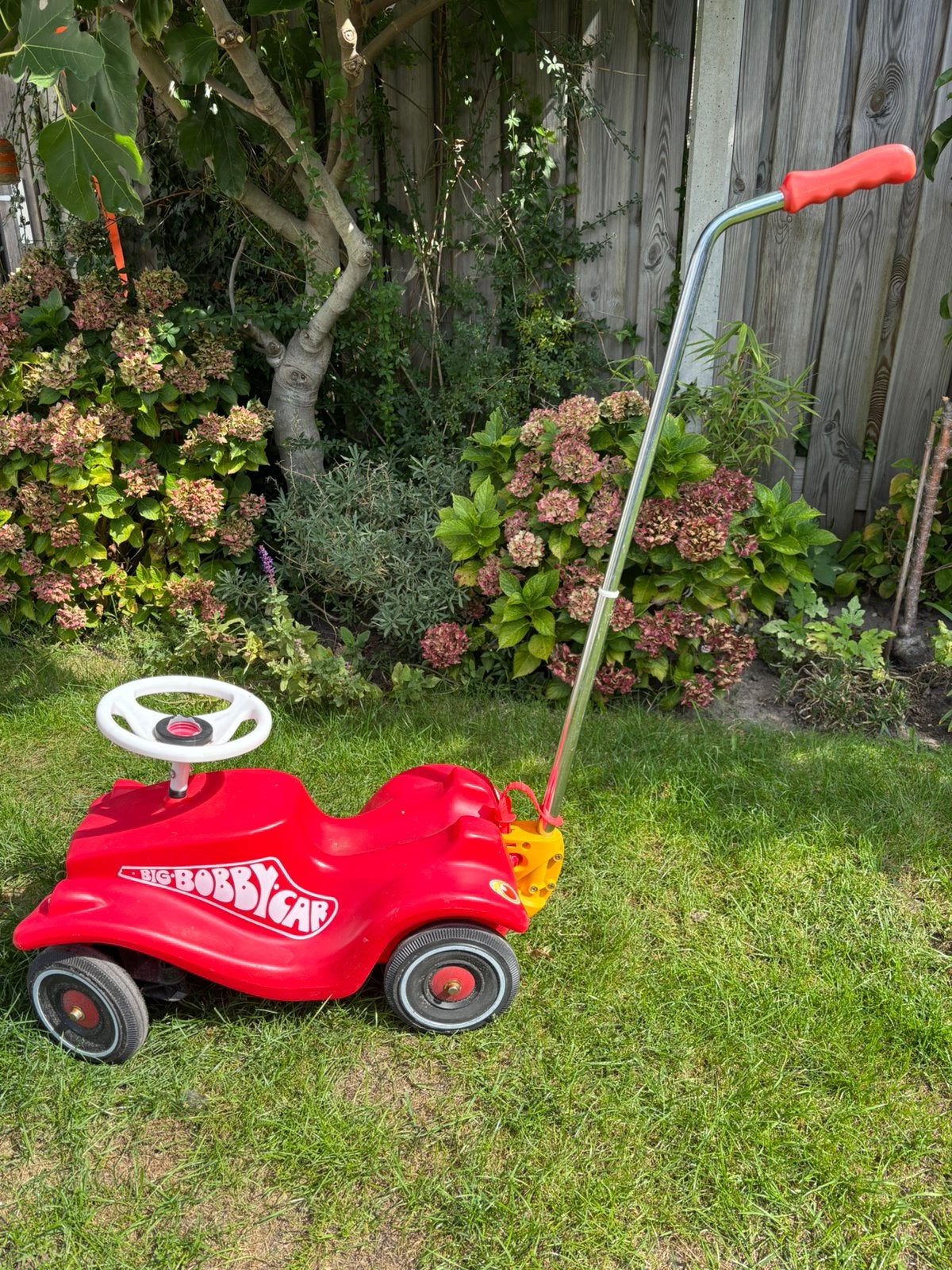 Auto met duwstang (big bobby car), Kinderen en Baby's, Ophalen, Gebruikt